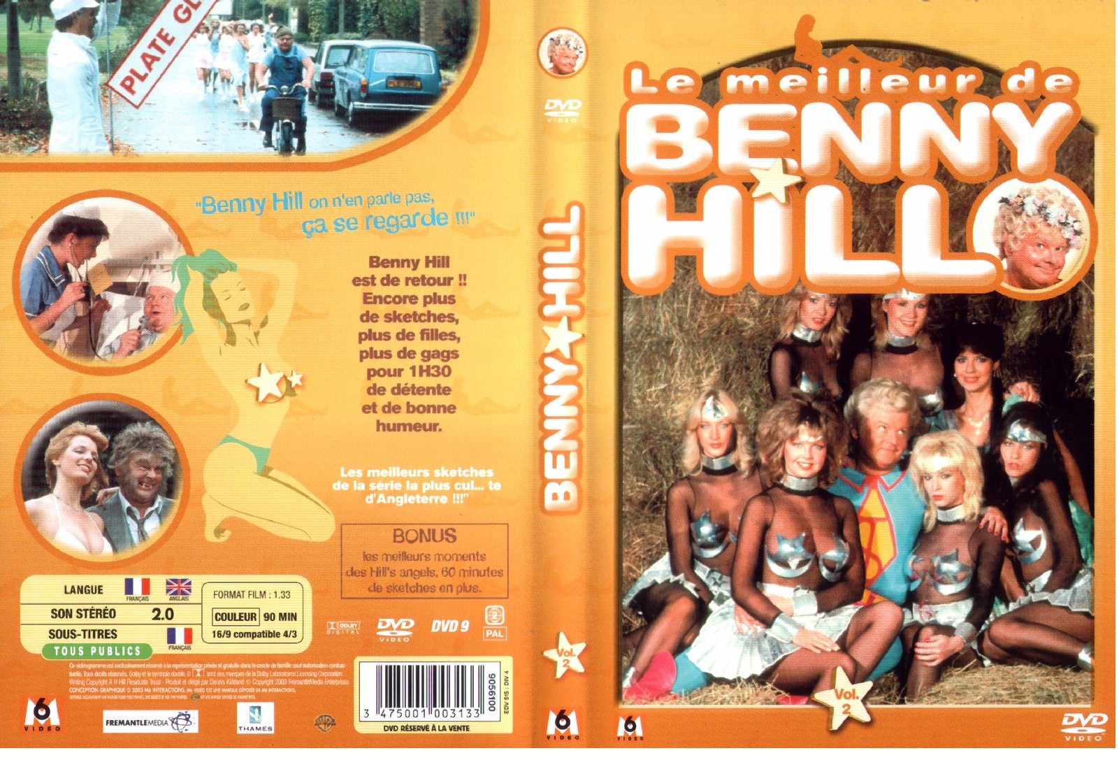 Jaquette DVD Benny Hill - Le meilleur de Benny Hill vol 2