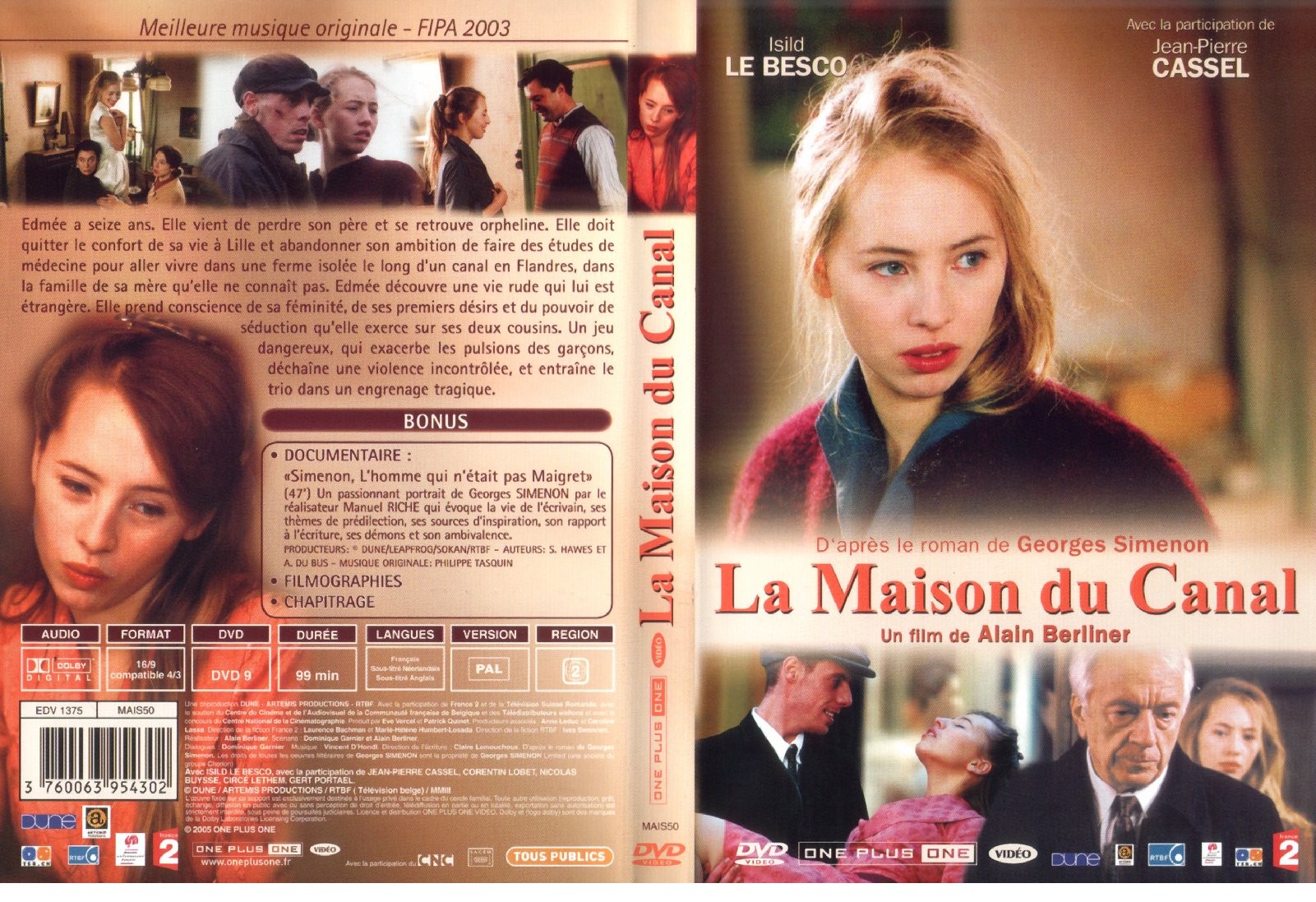 Jaquette Dvd De La Maison Du Canal Cinéma Passion