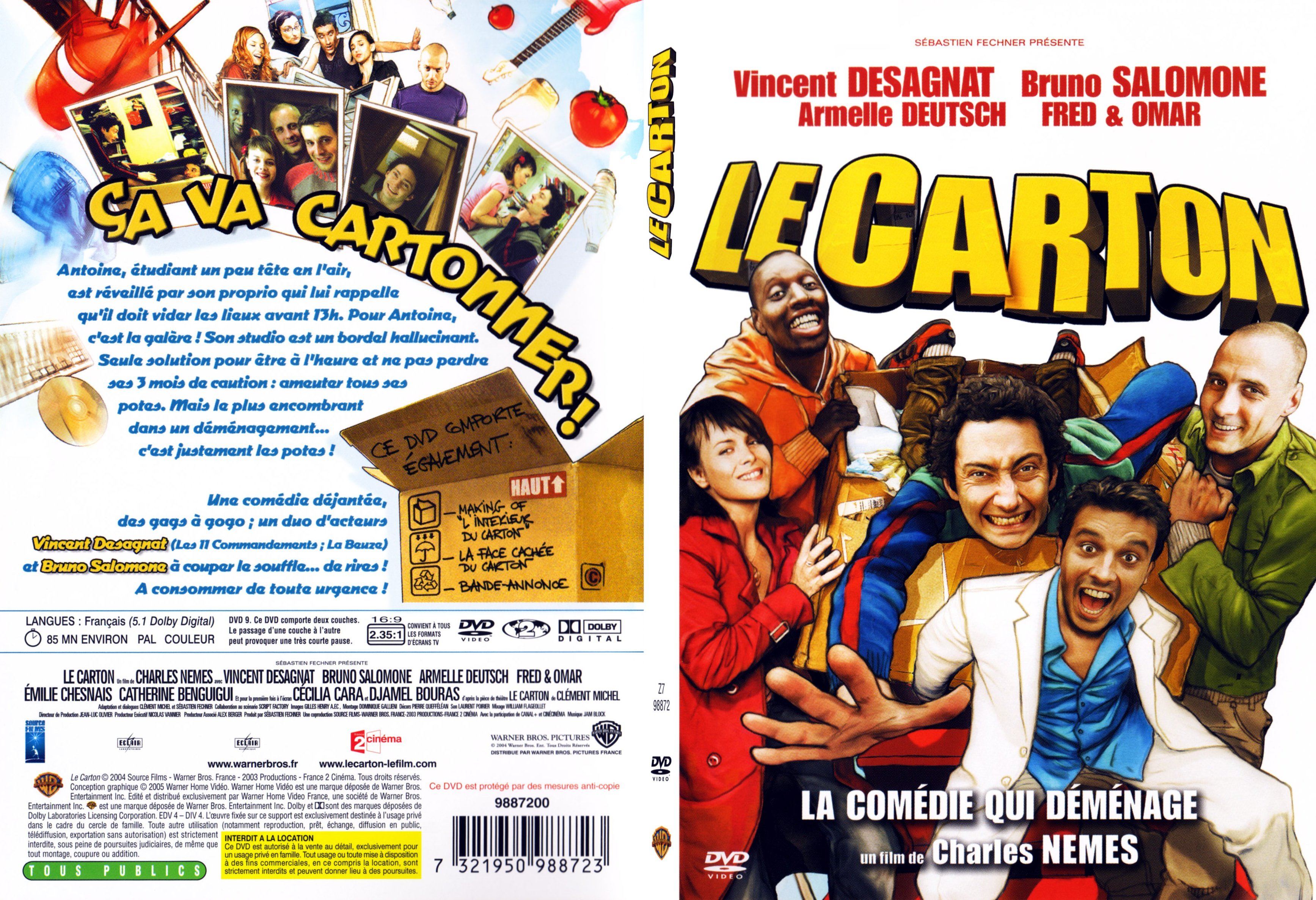 Jaquette DVD Le carton - SLIM