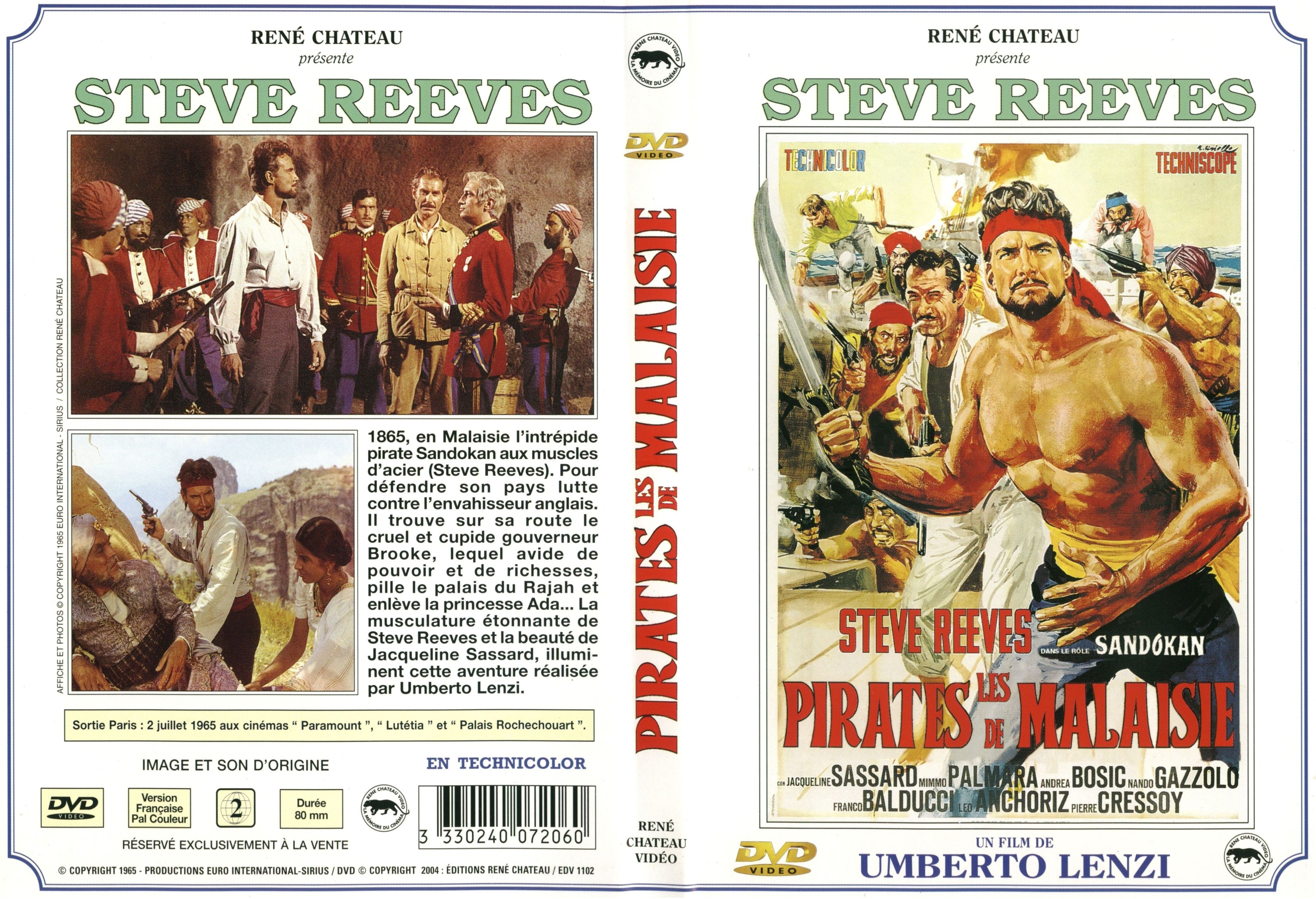 Jaquette DVD Les pirates de malaisie