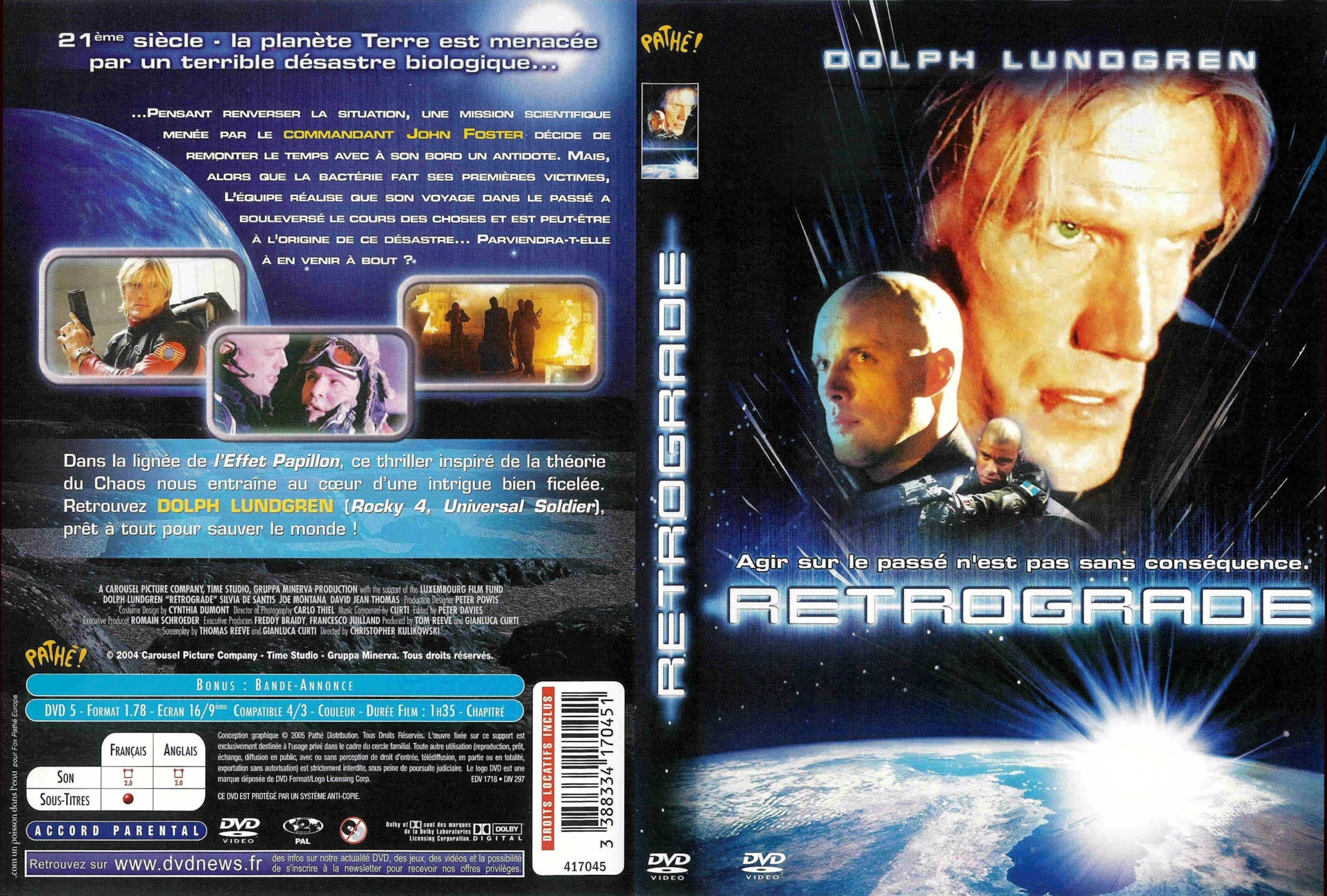 Jaquette DVD Retrograde
