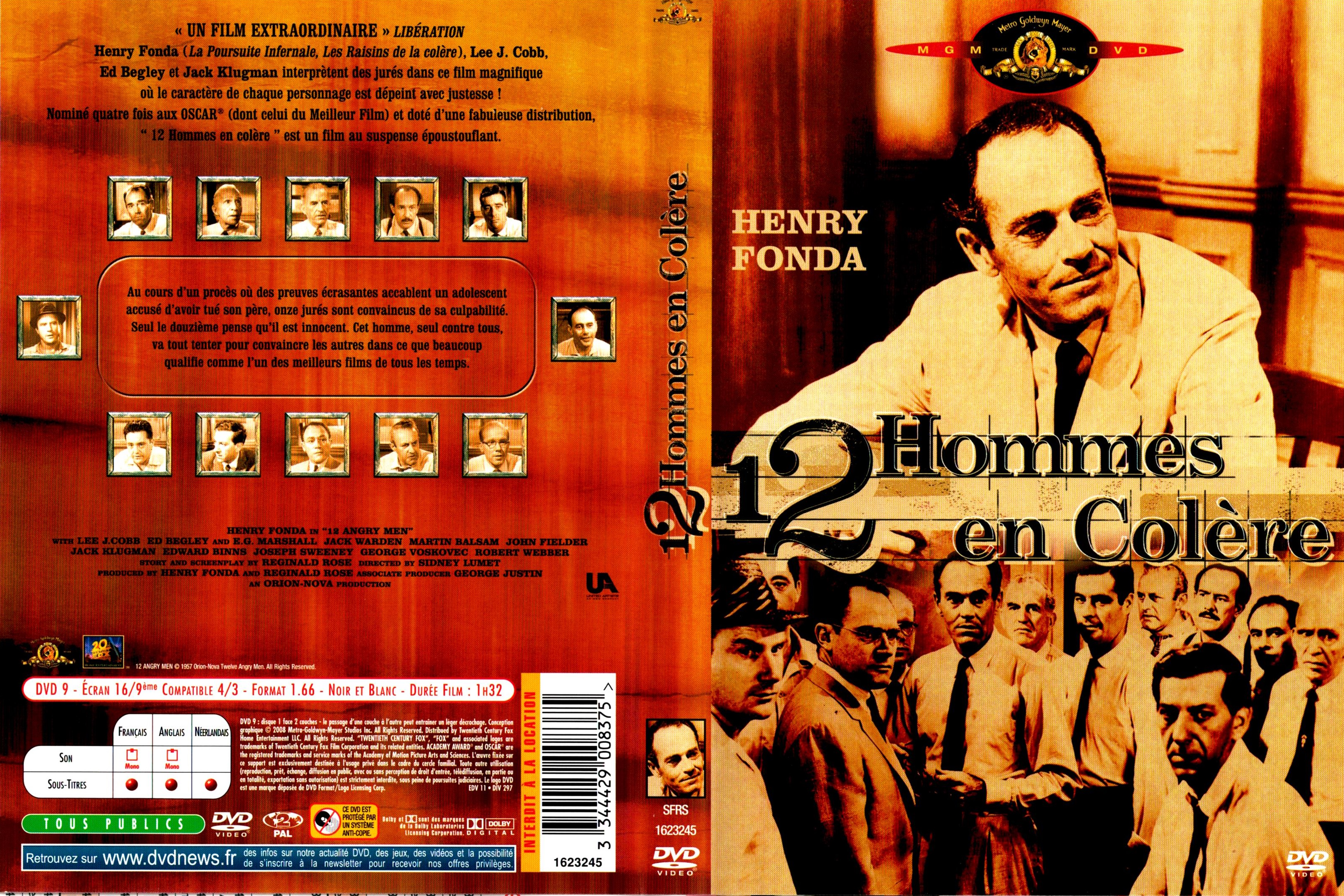 Jaquette DVD 12 Hommes en colre v4