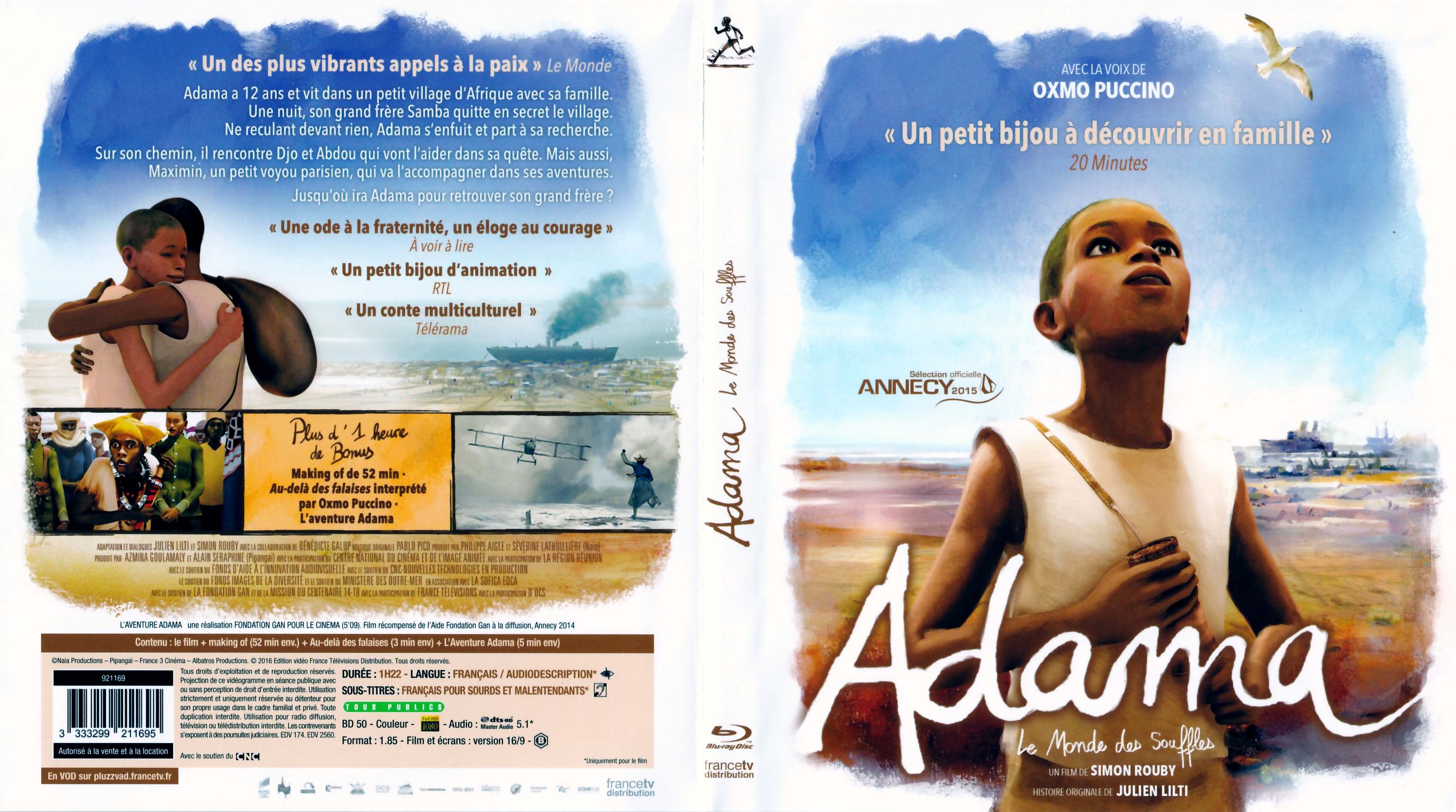 Jaquette DVD Adama (BLU-RAY)