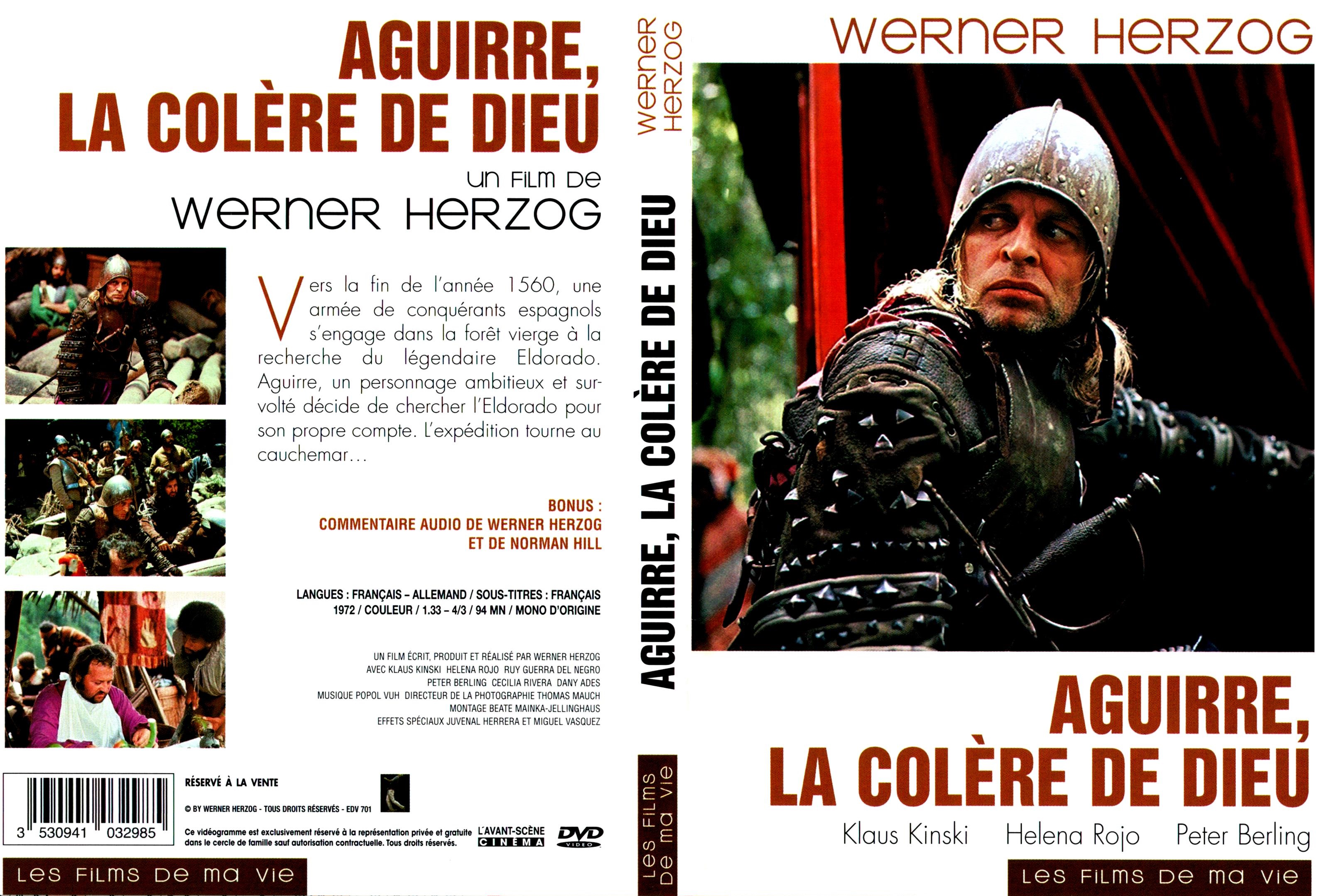 Jaquette DVD Aguirre la colre de dieu v4