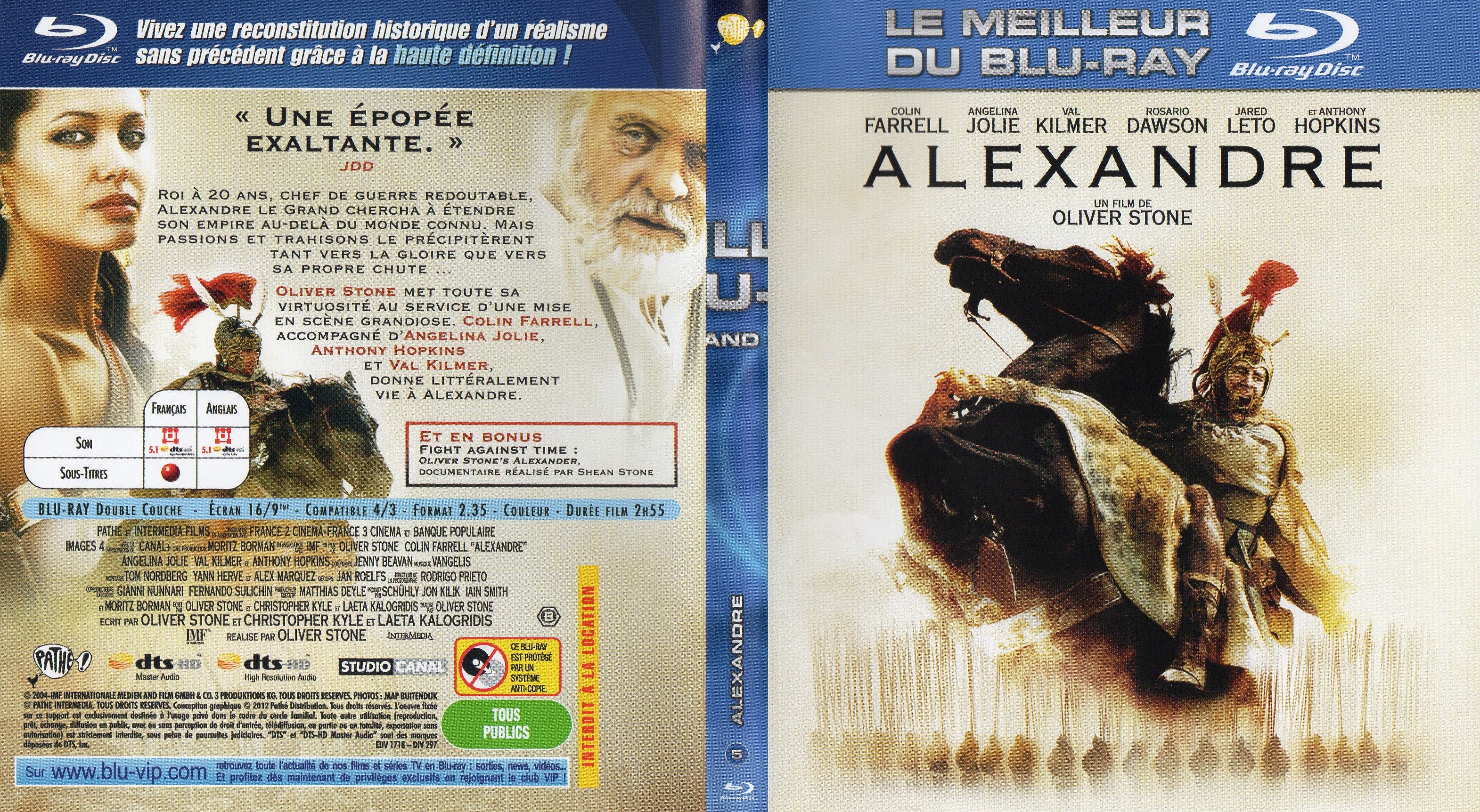 Jaquette Dvd De Alexandre Blu Ray Cinéma Passion