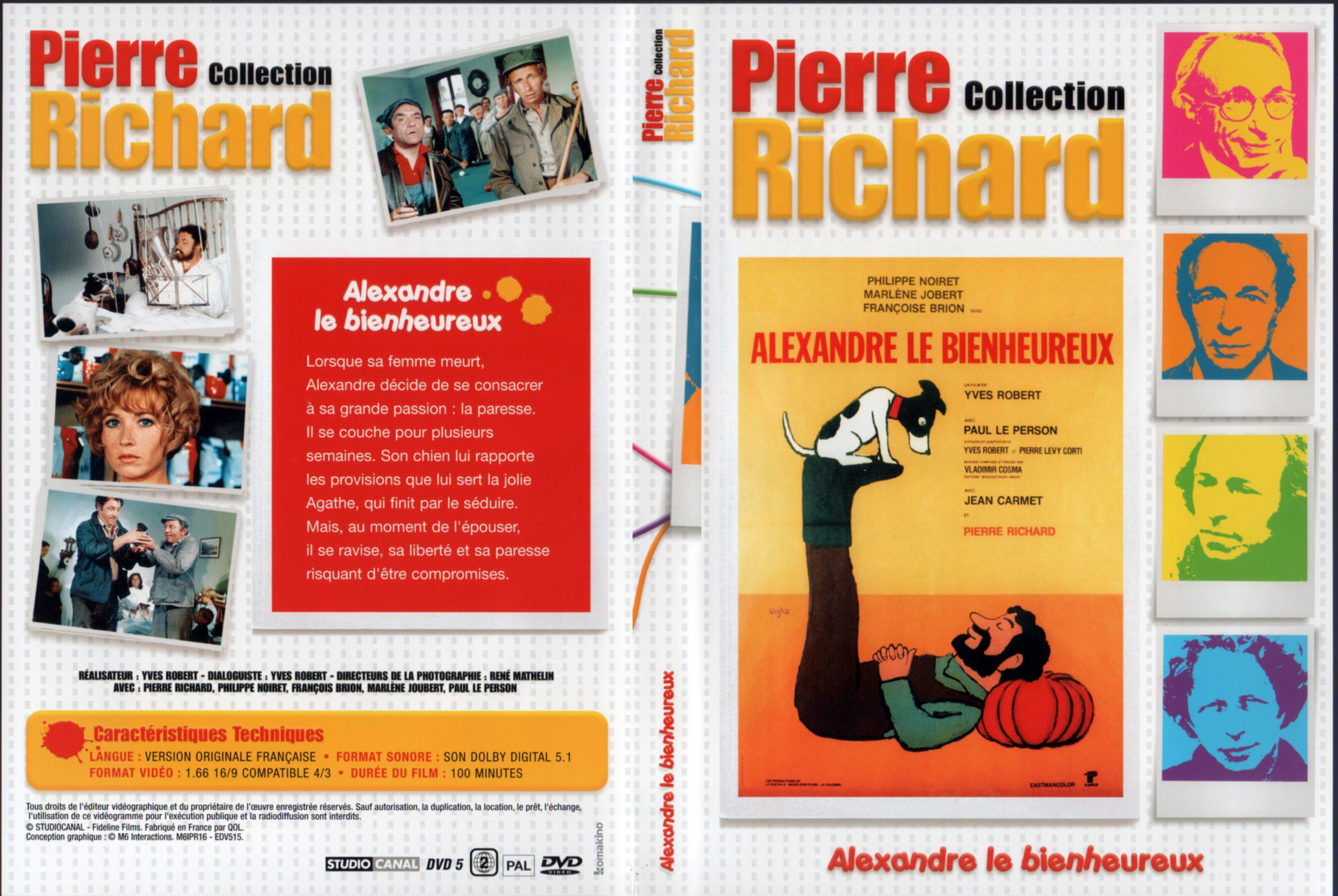 Jaquette DVD Alexandre le bienheureux