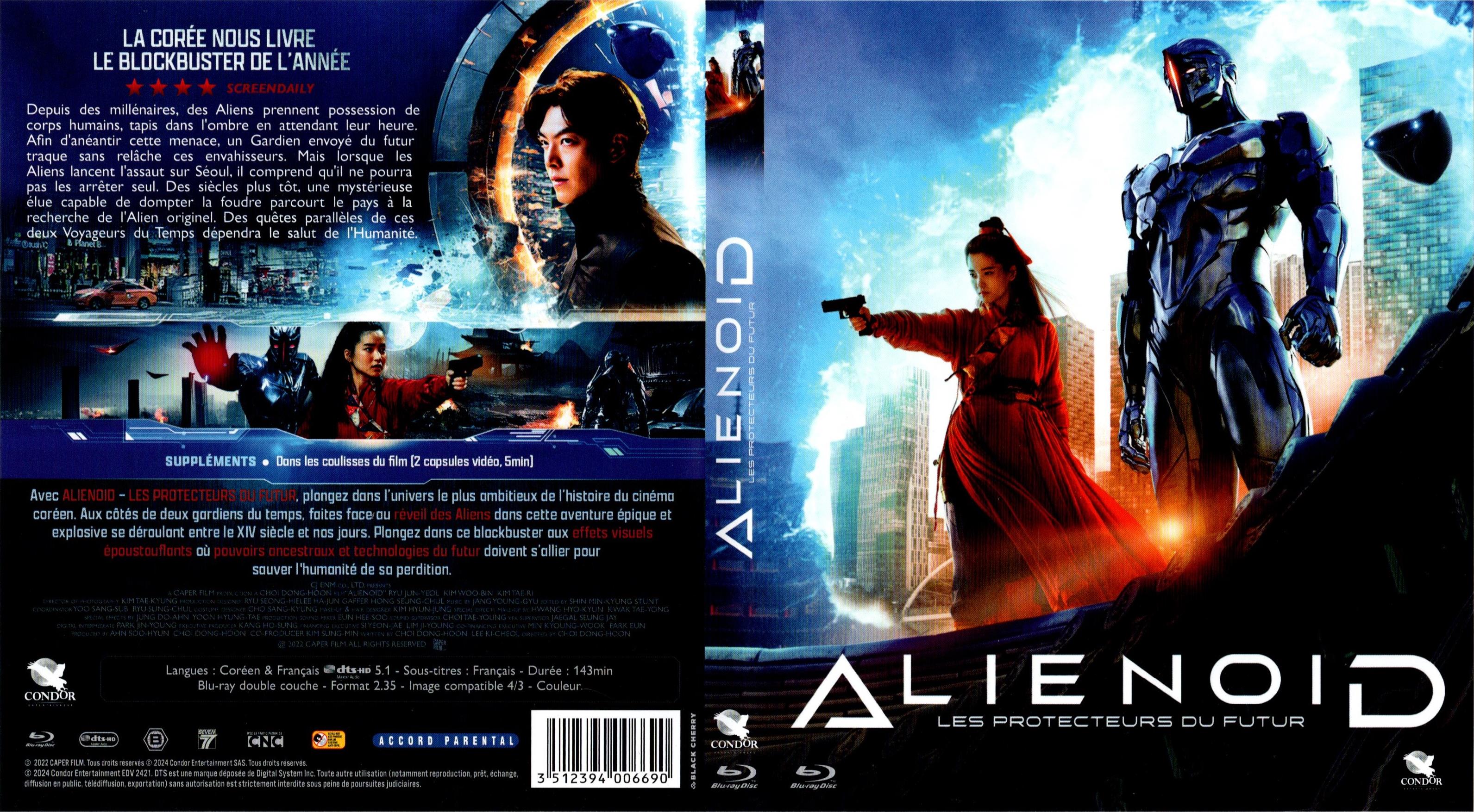 Jaquette DVD Alienoid - Les protecteurs du futur (BLU-RAY)