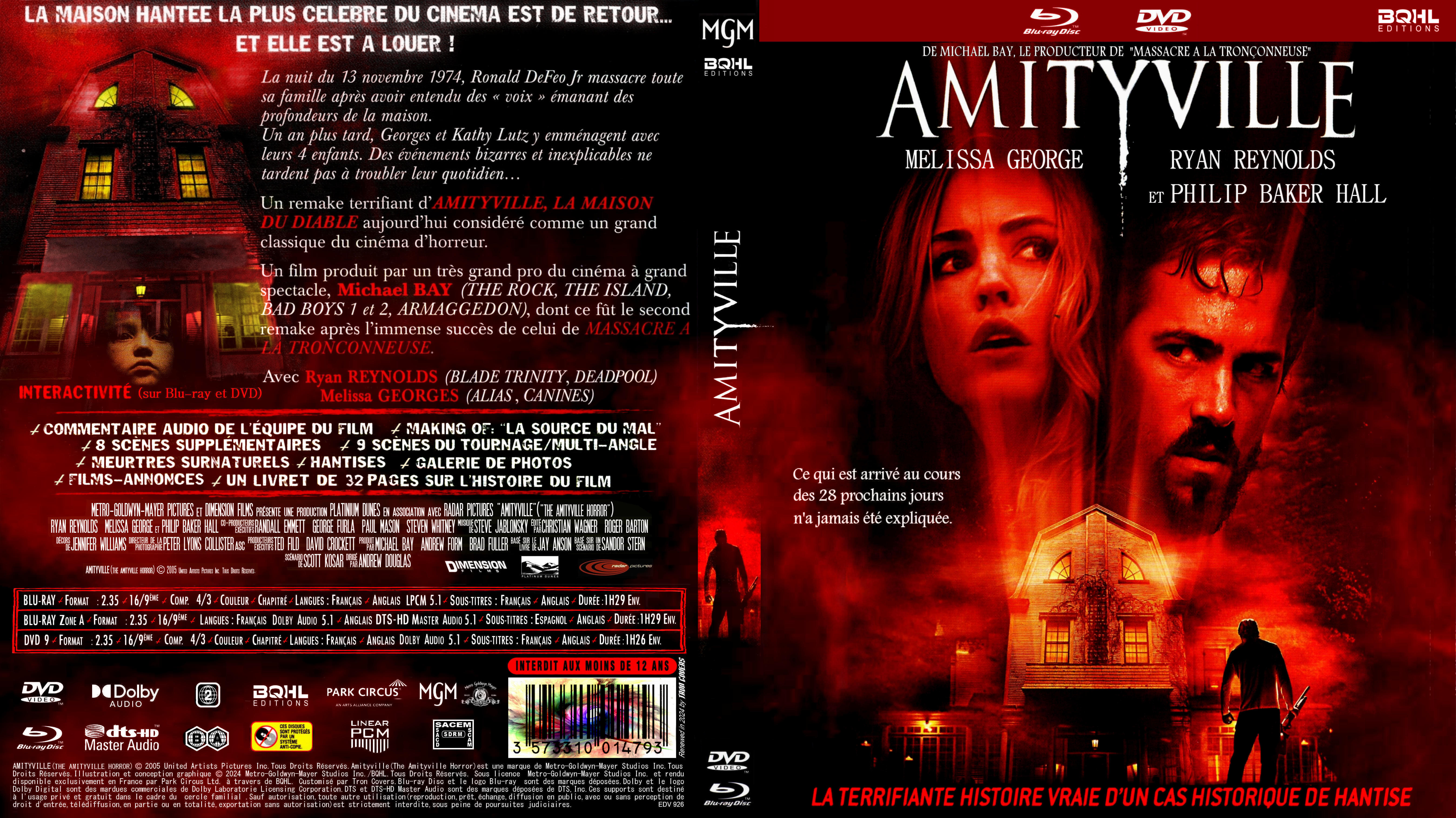 Jaquette DVD Amityville (2005) custom (BLU-RAY)