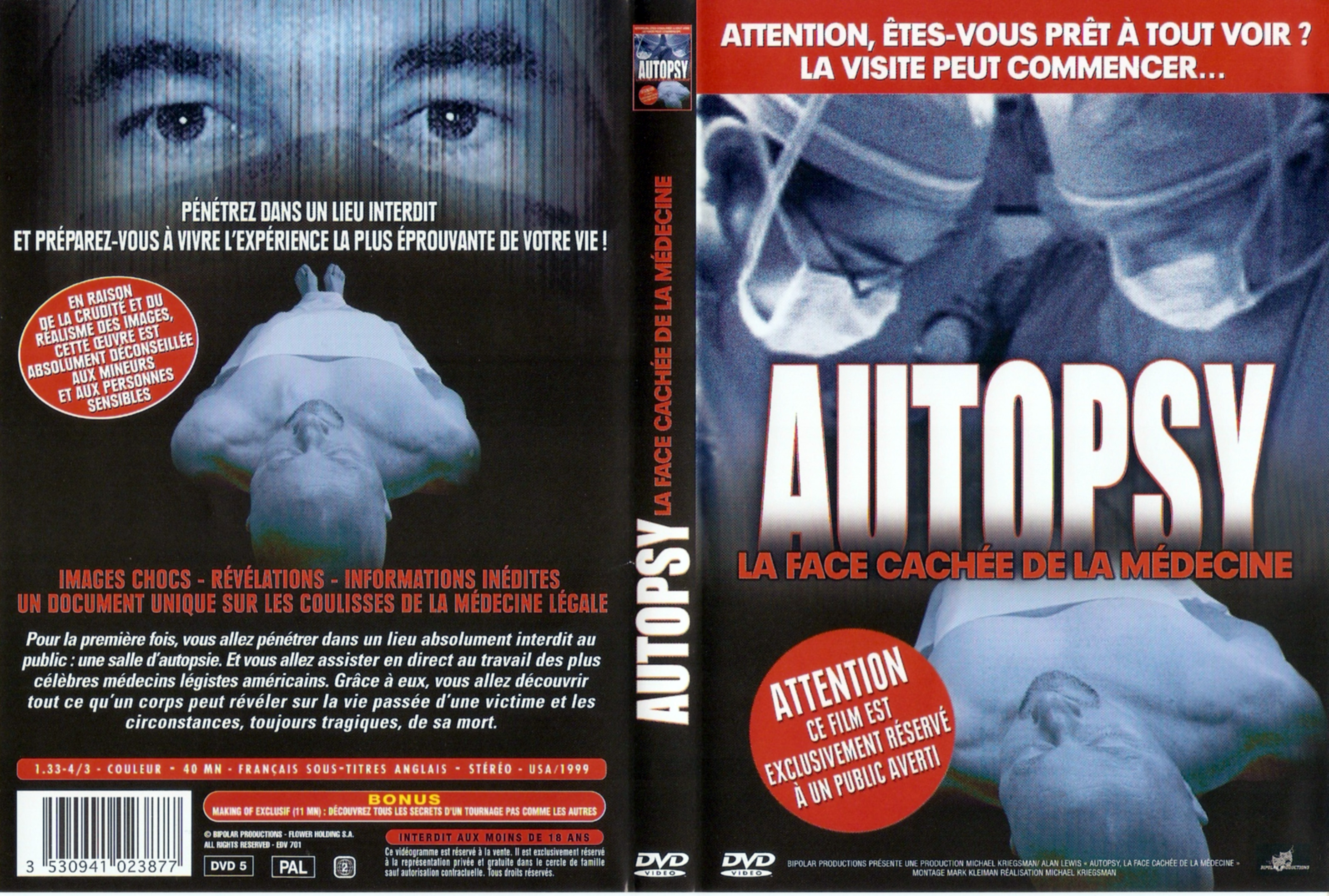 Jaquette DVD Autopsy