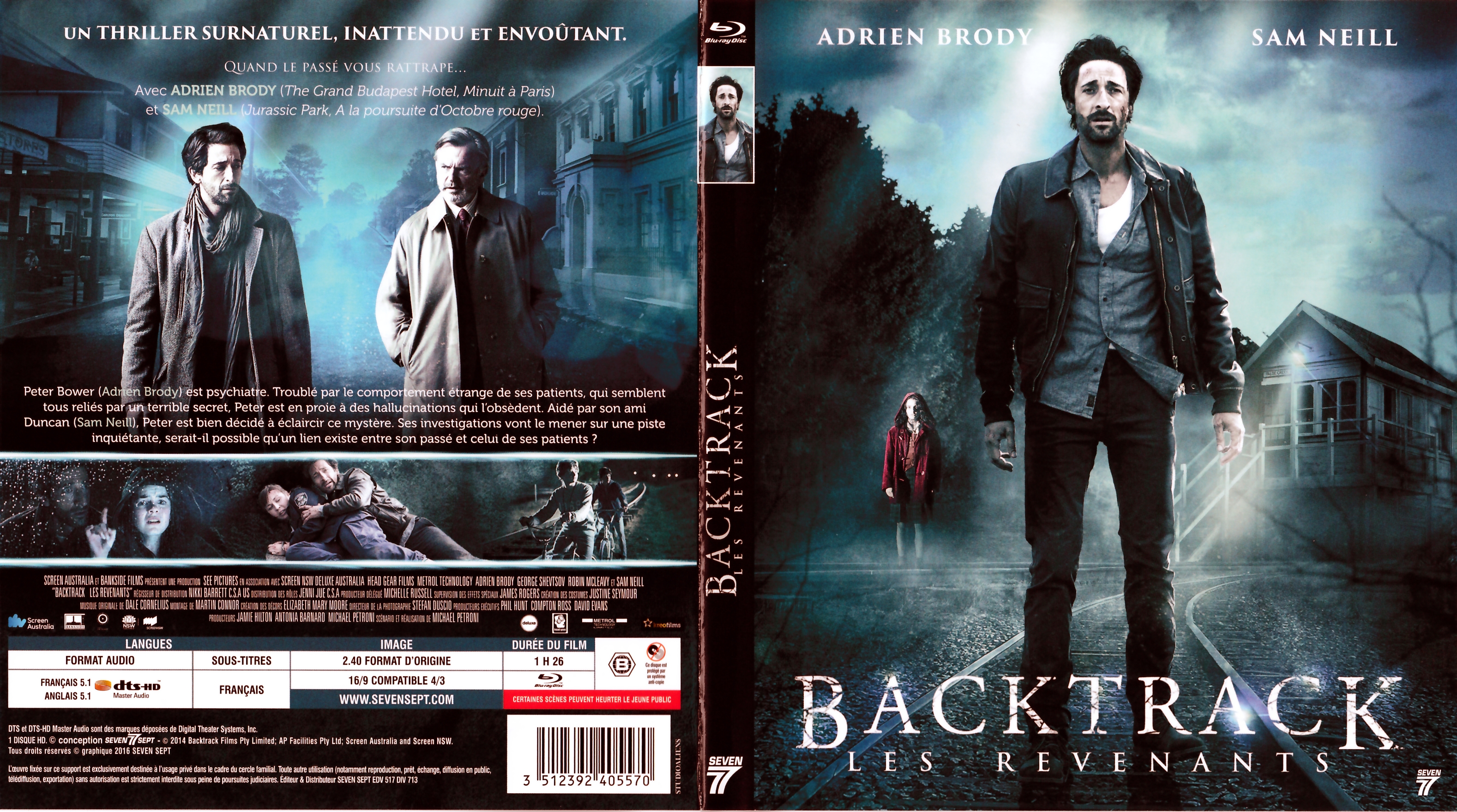 Jaquette DVD Backtrack - Les revenants (BLU-RAY)