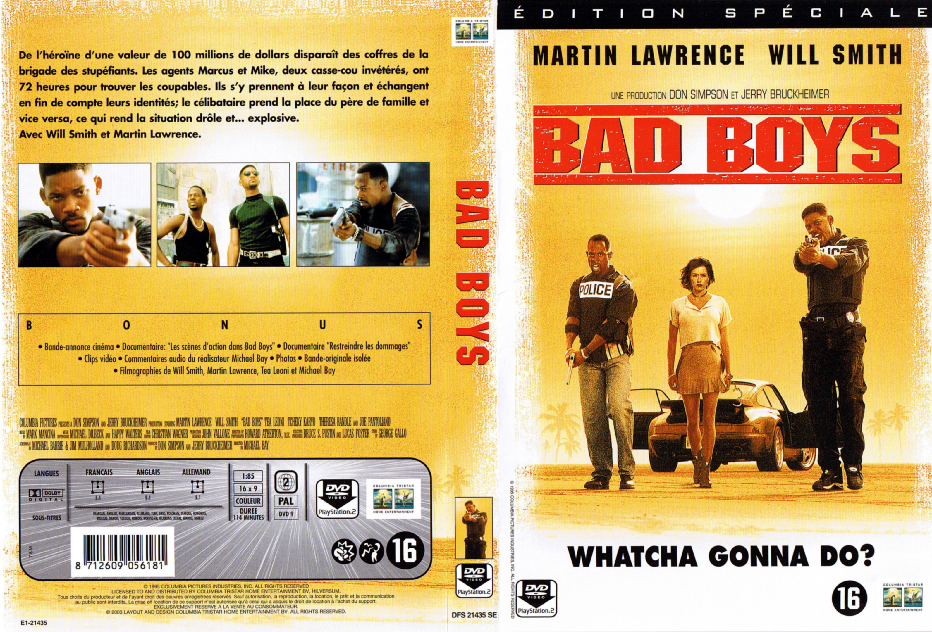 Jaquette DVD Bad boys v3