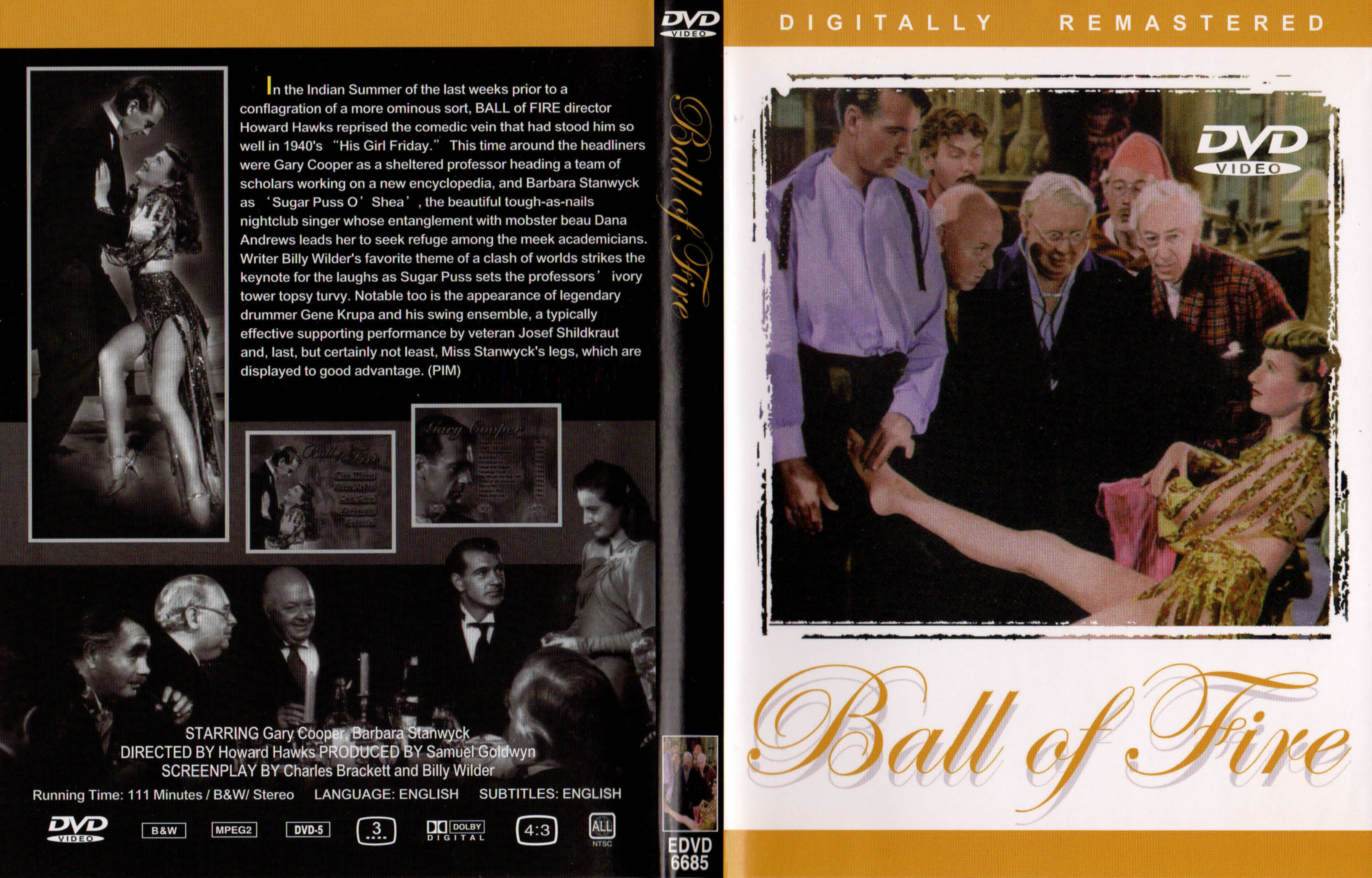 Jaquette DVD Ball of fire