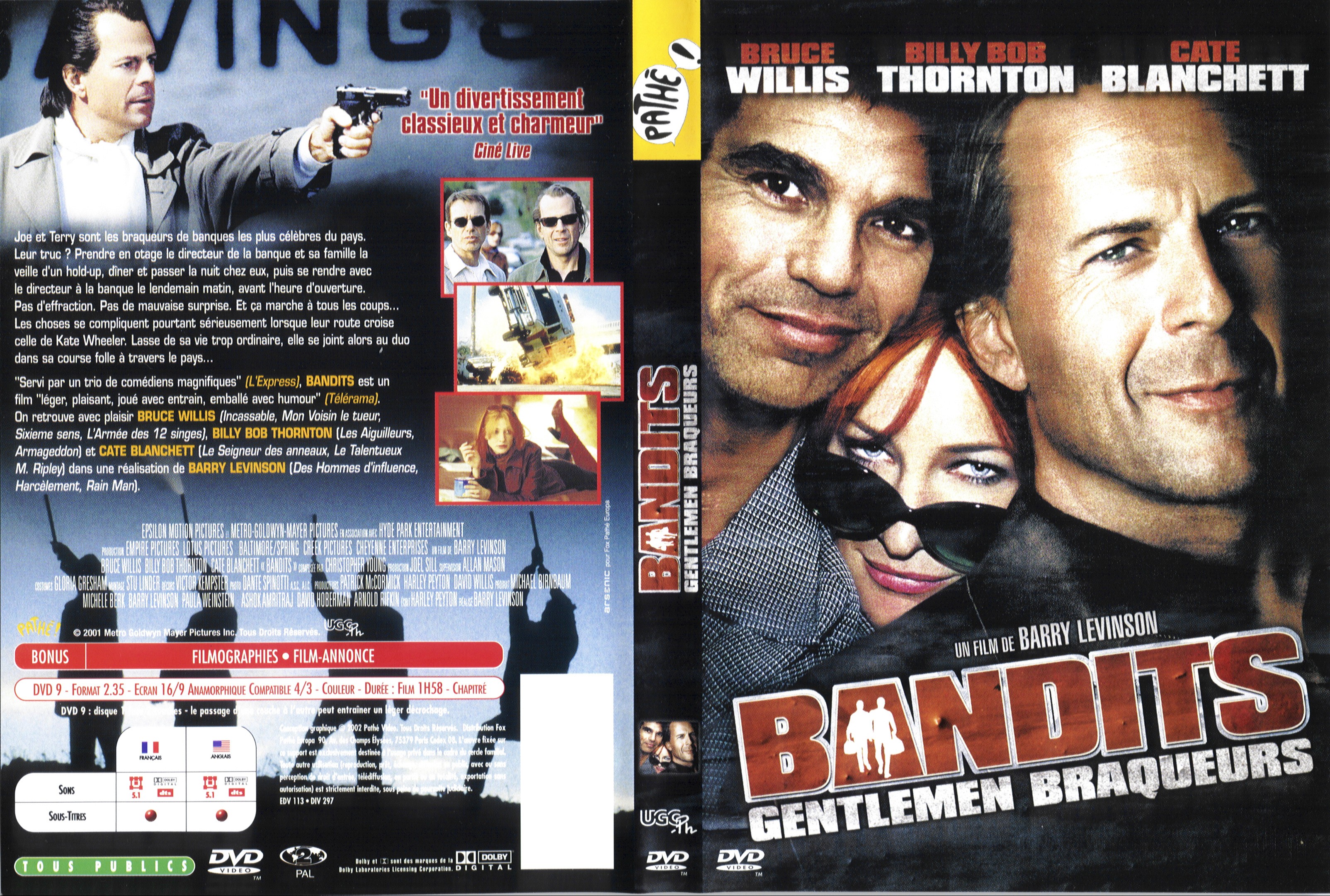Jaquette Dvd De Bandits Cinéma Passion
