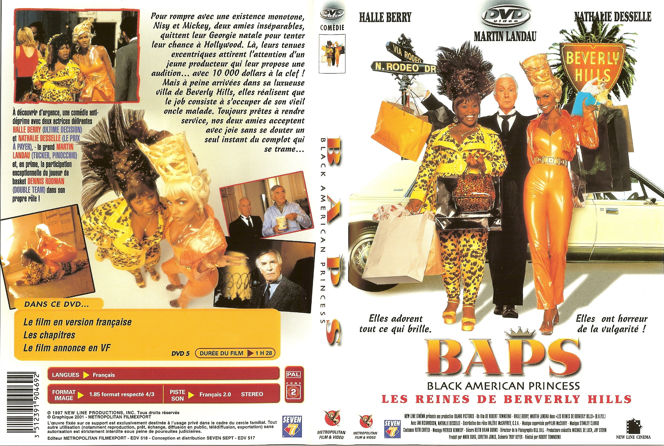 Jaquette DVD Baps Black American Princess