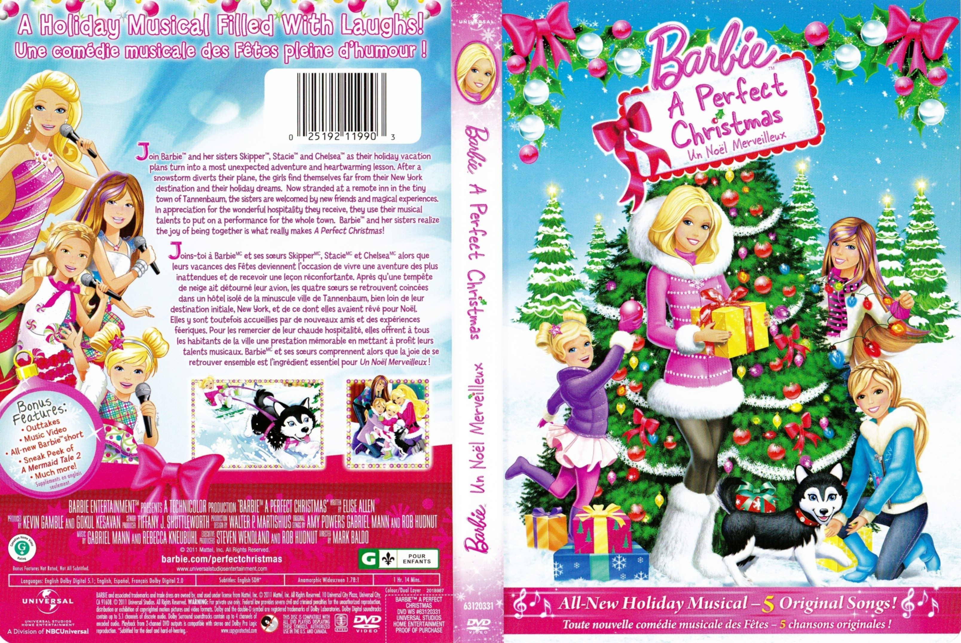 Jaquette DVD de Barbie et un Noel Merveilleux - Barbie a perfect