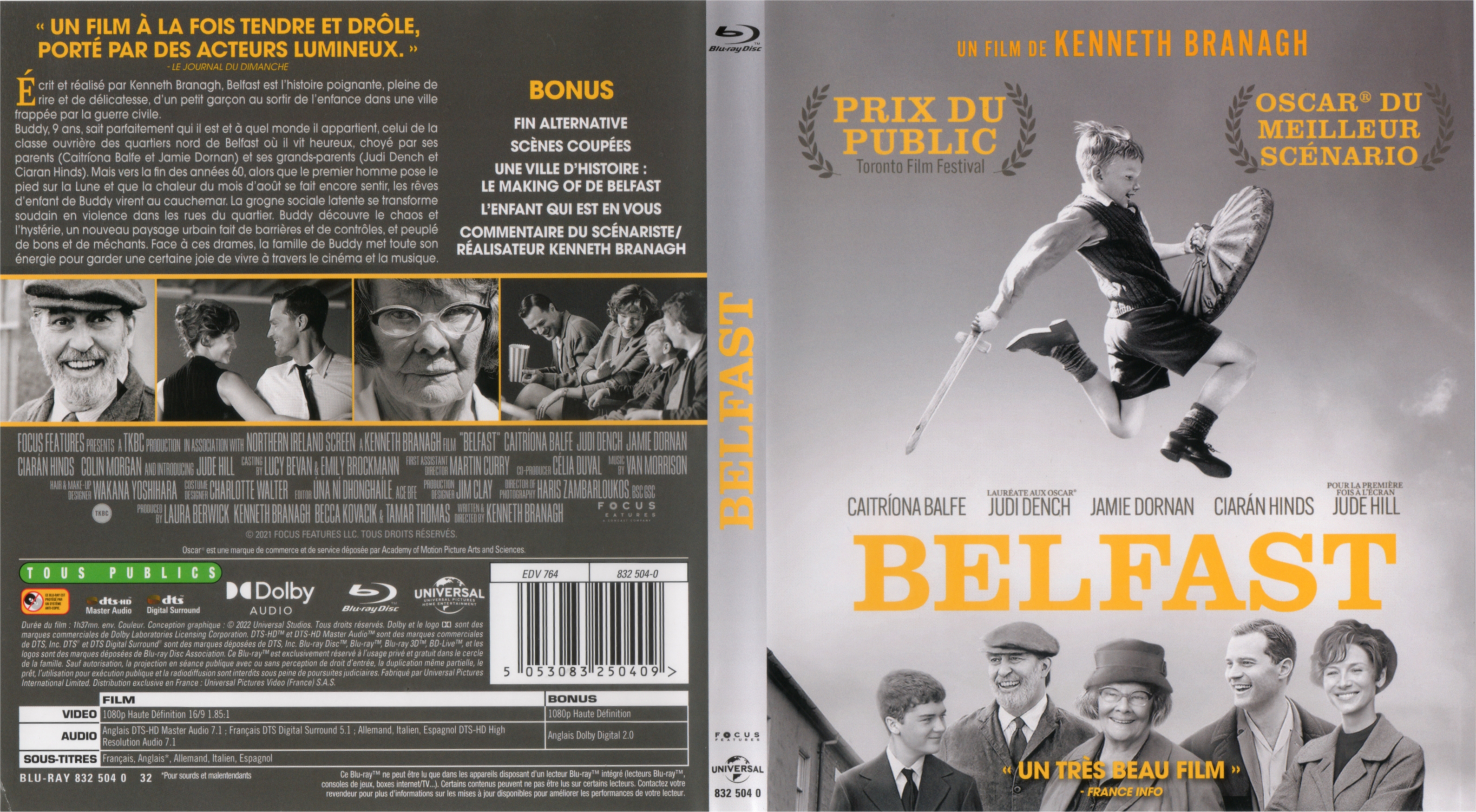 Jaquette DVD Belfast (BLU-RAY)