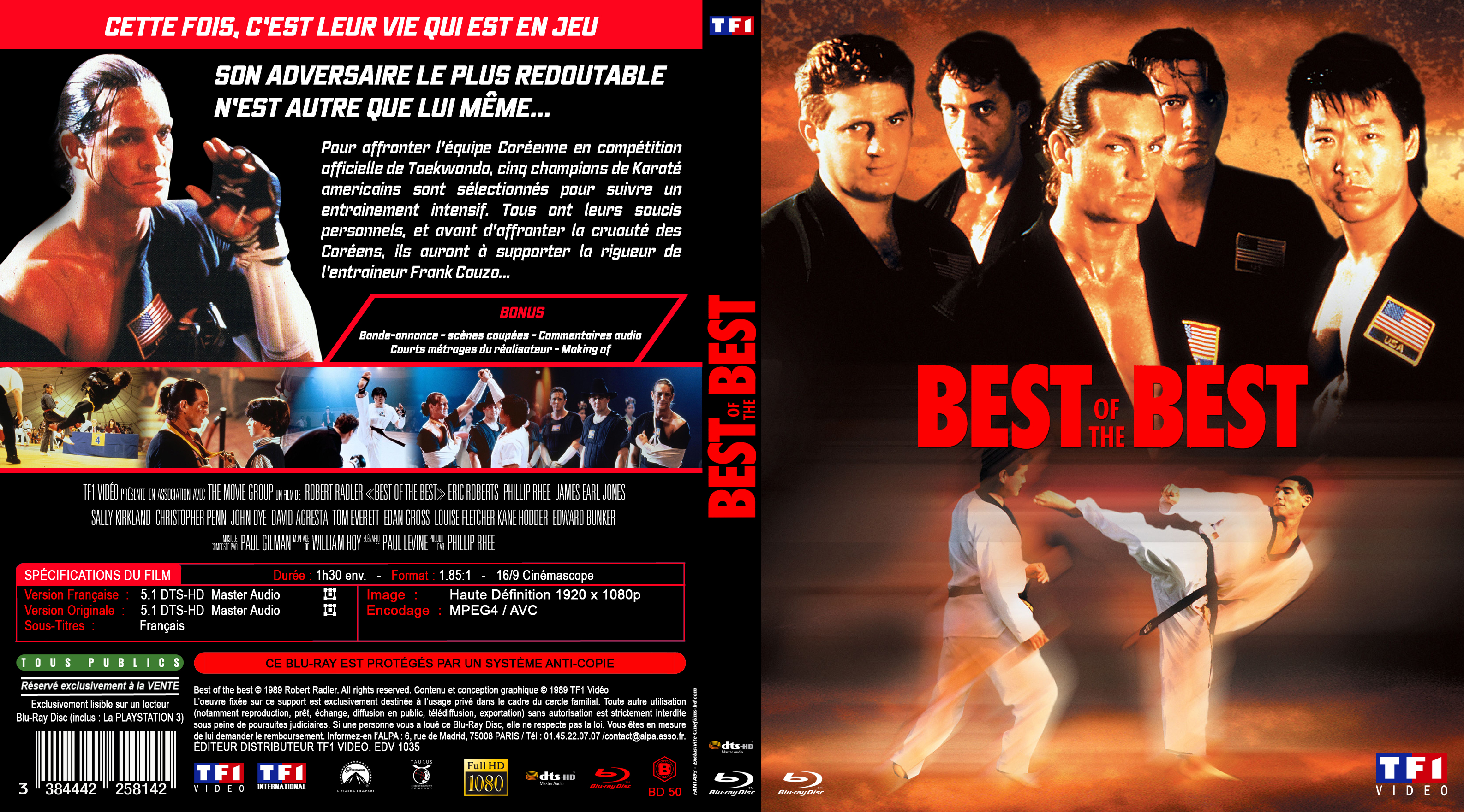 Jaquette Dvd De Best Of The Best Custom Blu Ray Cinéma Passion