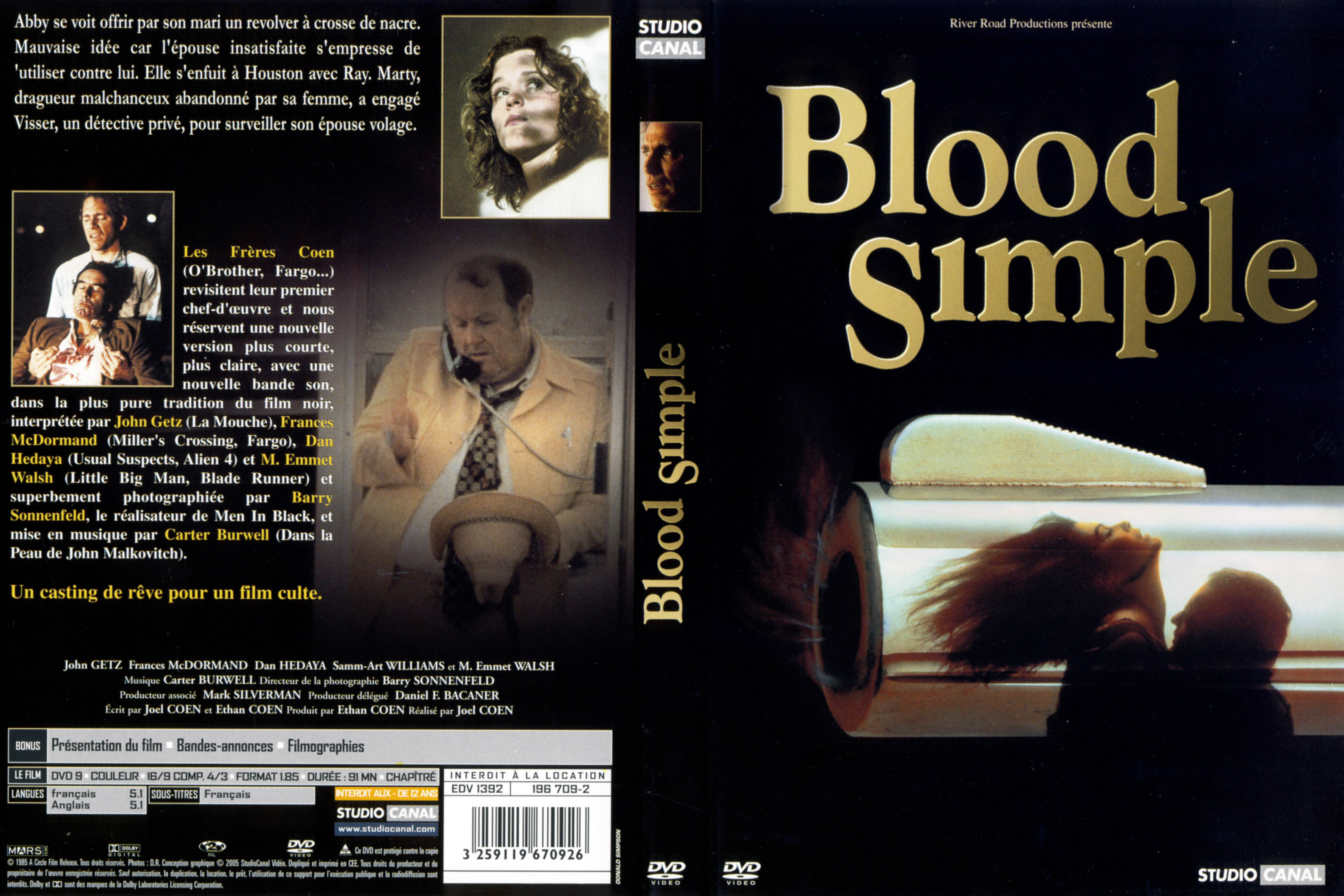 blood simple dvd