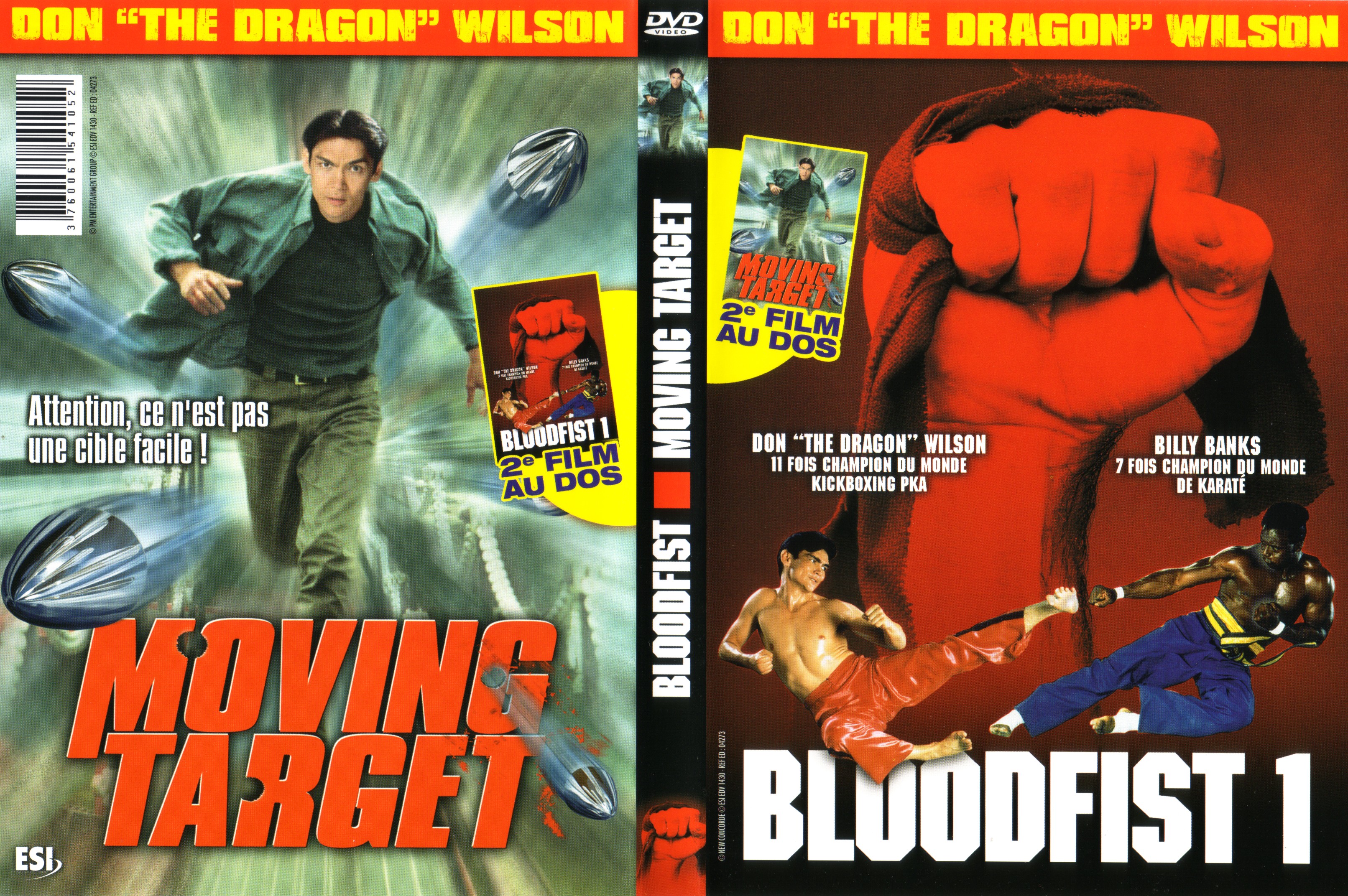 Jaquette DVD Bloodfist 1 + Moving target