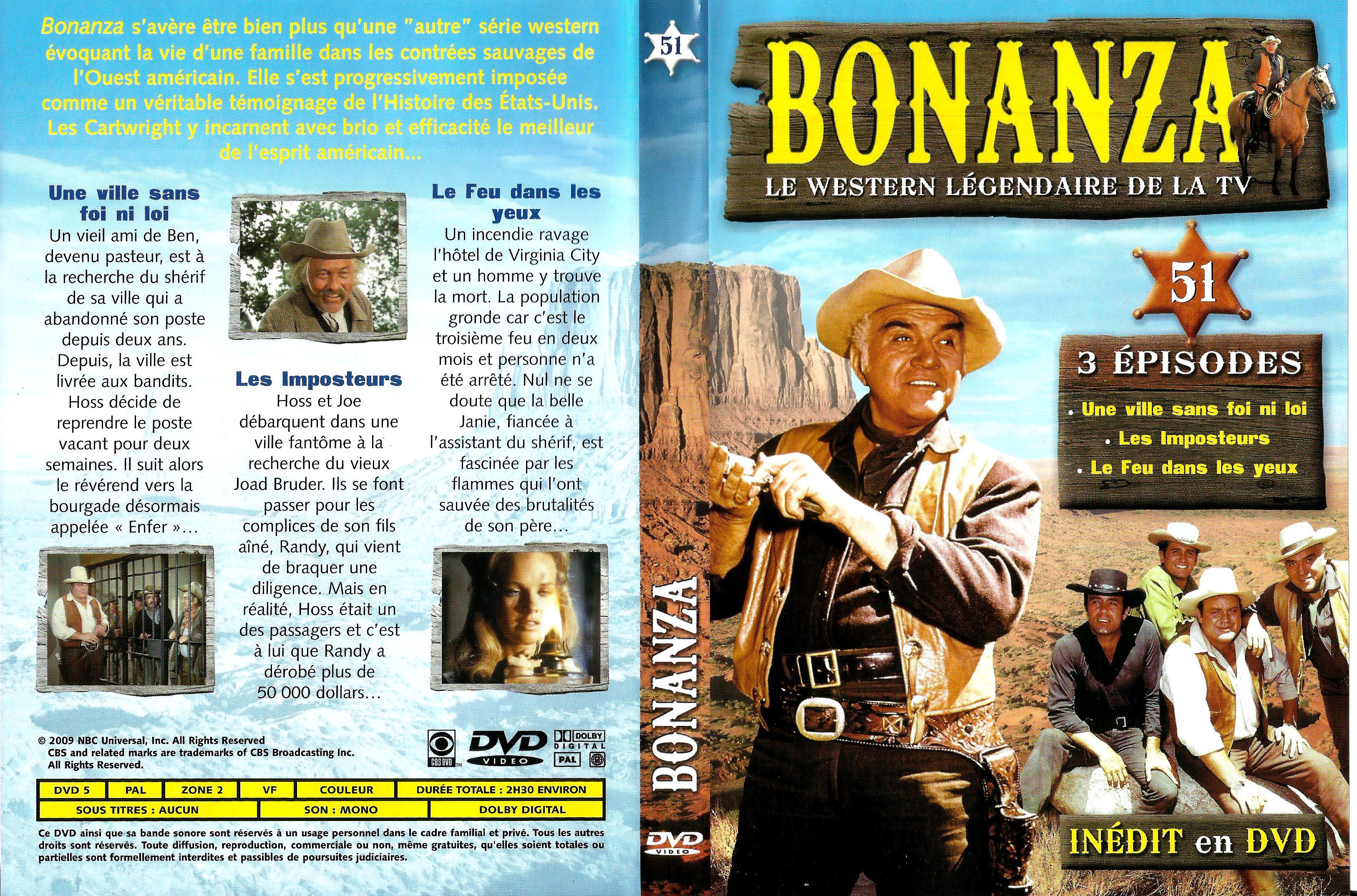 Jaquette DVD Bonanza vol 51