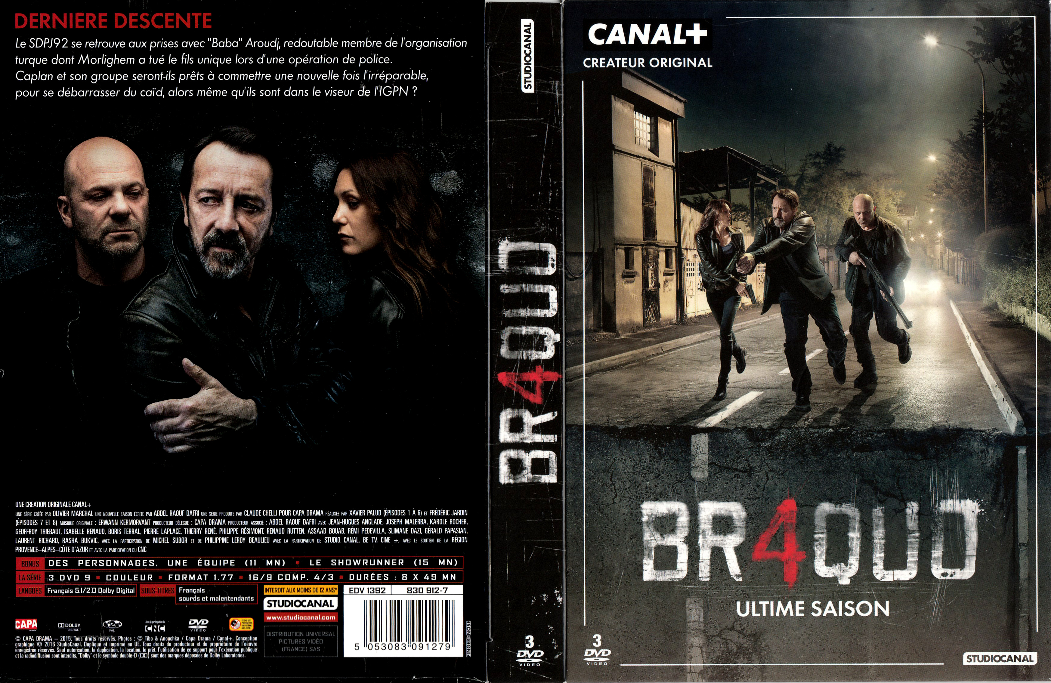 Jaquette DVD Braquo saison 4 COFFRET
