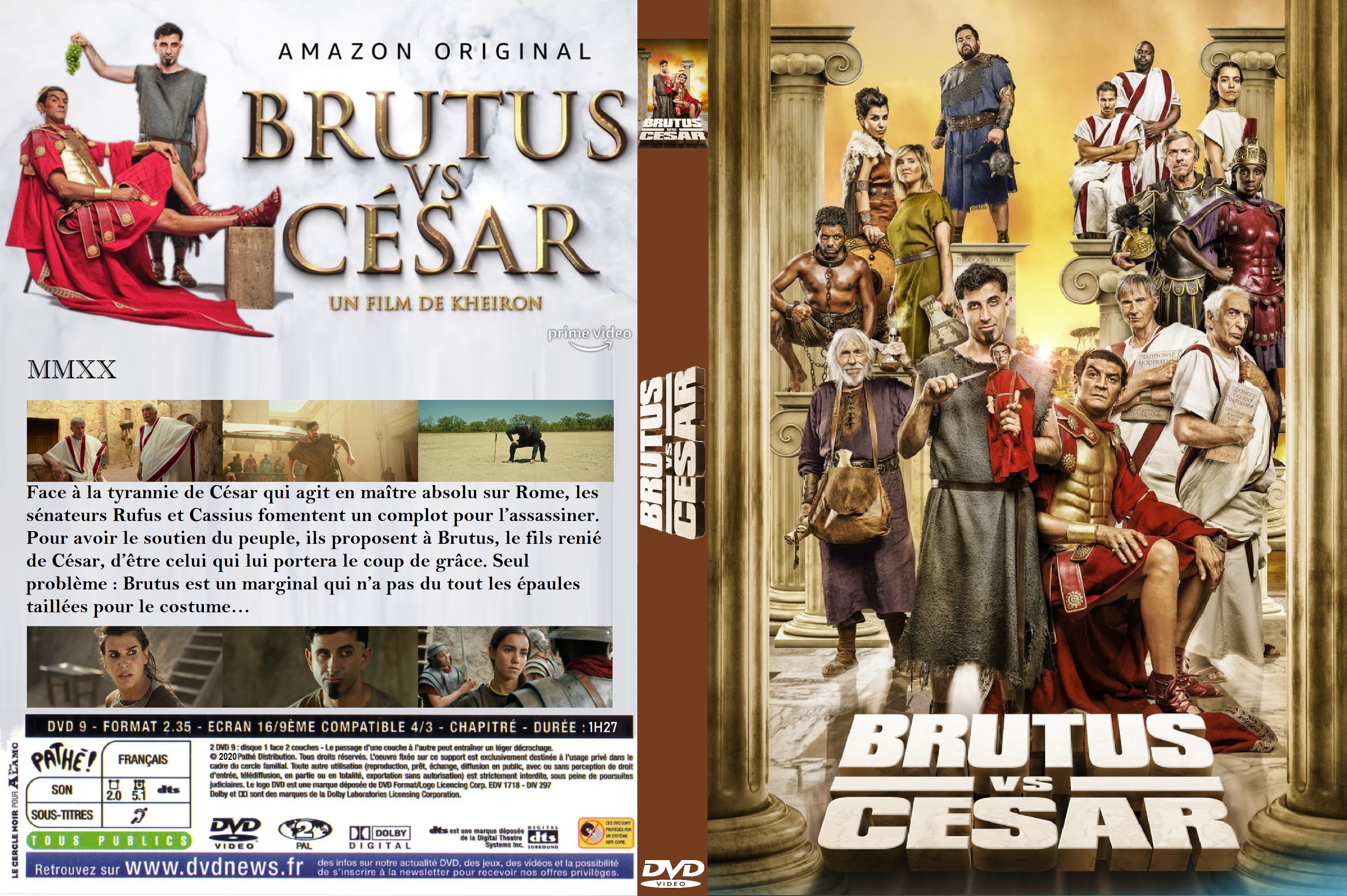 Jaquette DVD Brutus VS Cesar custom