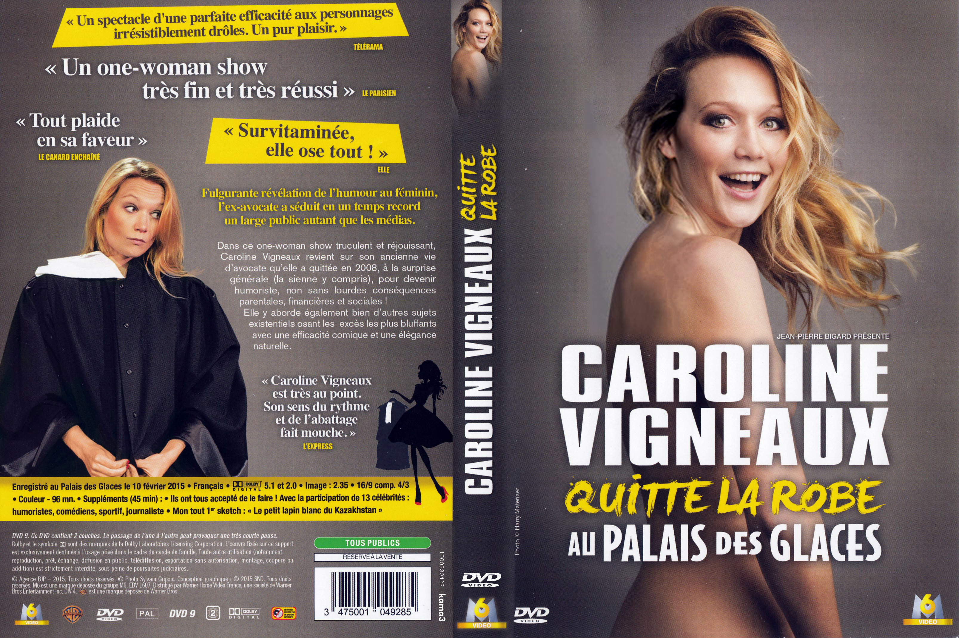 Jaquette DVD Caroline Vignieaux quitte la robe