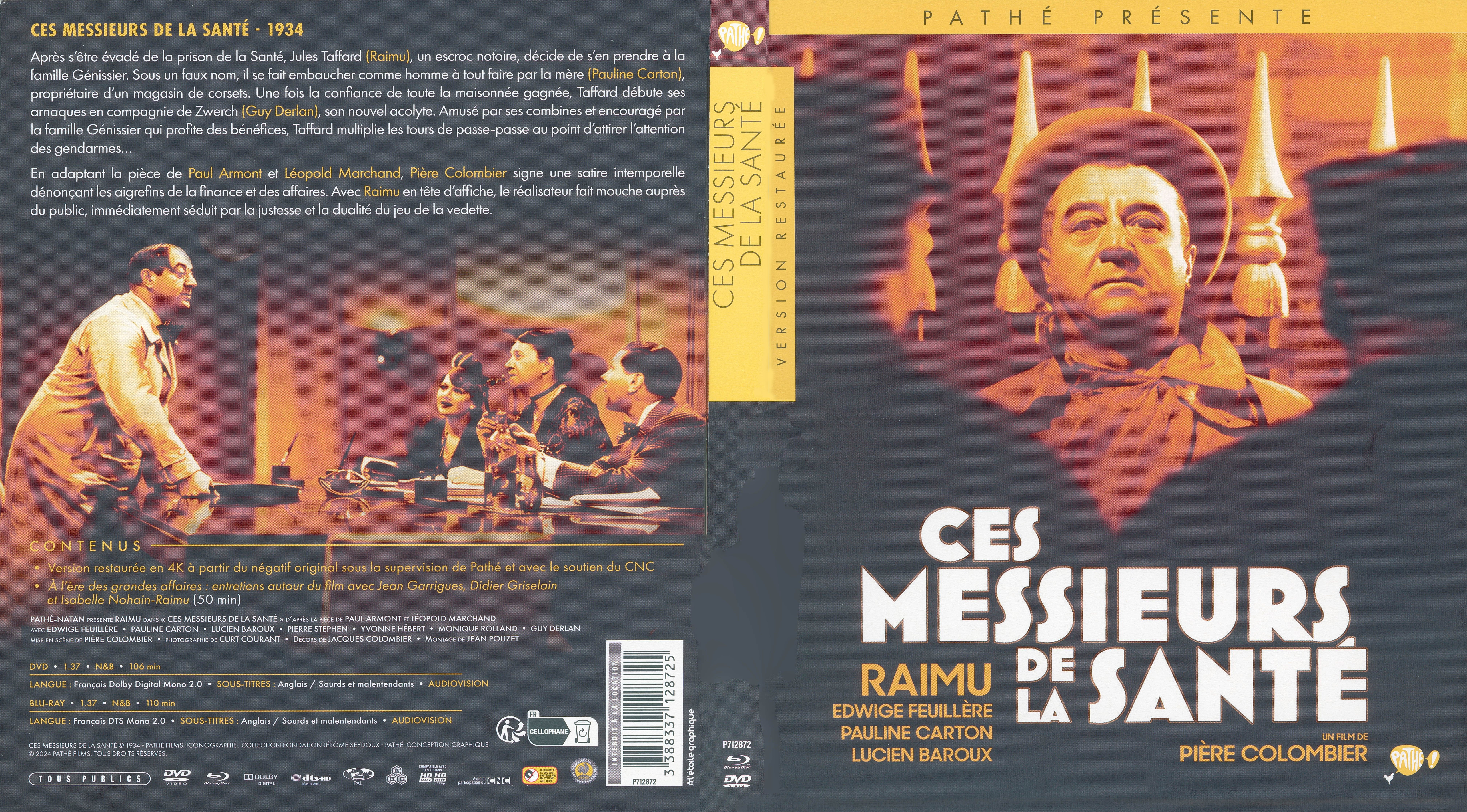 Jaquette DVD Ces messieurs de la sante (BLU-RAY)