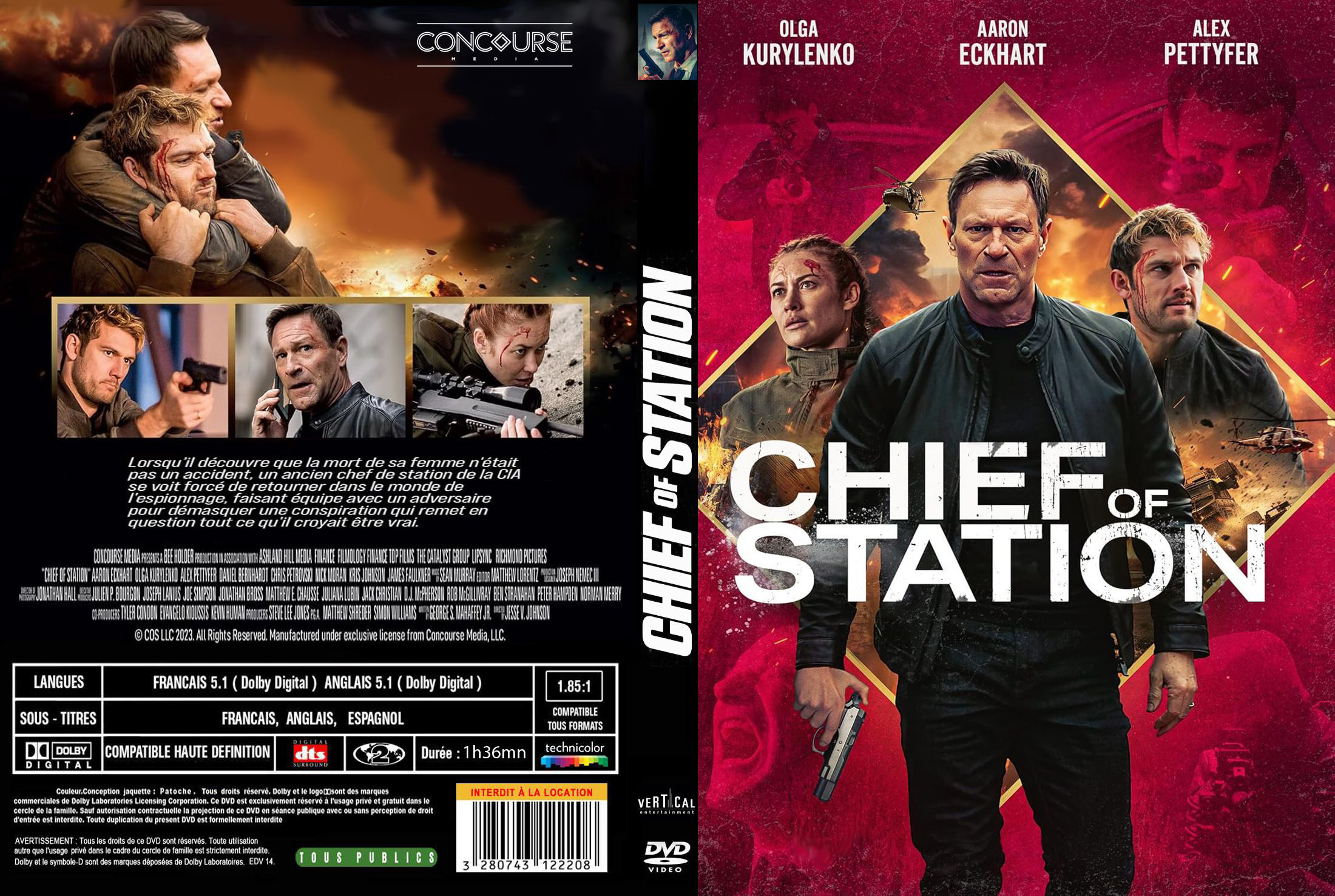 Jaquette DVD Chief of station custom