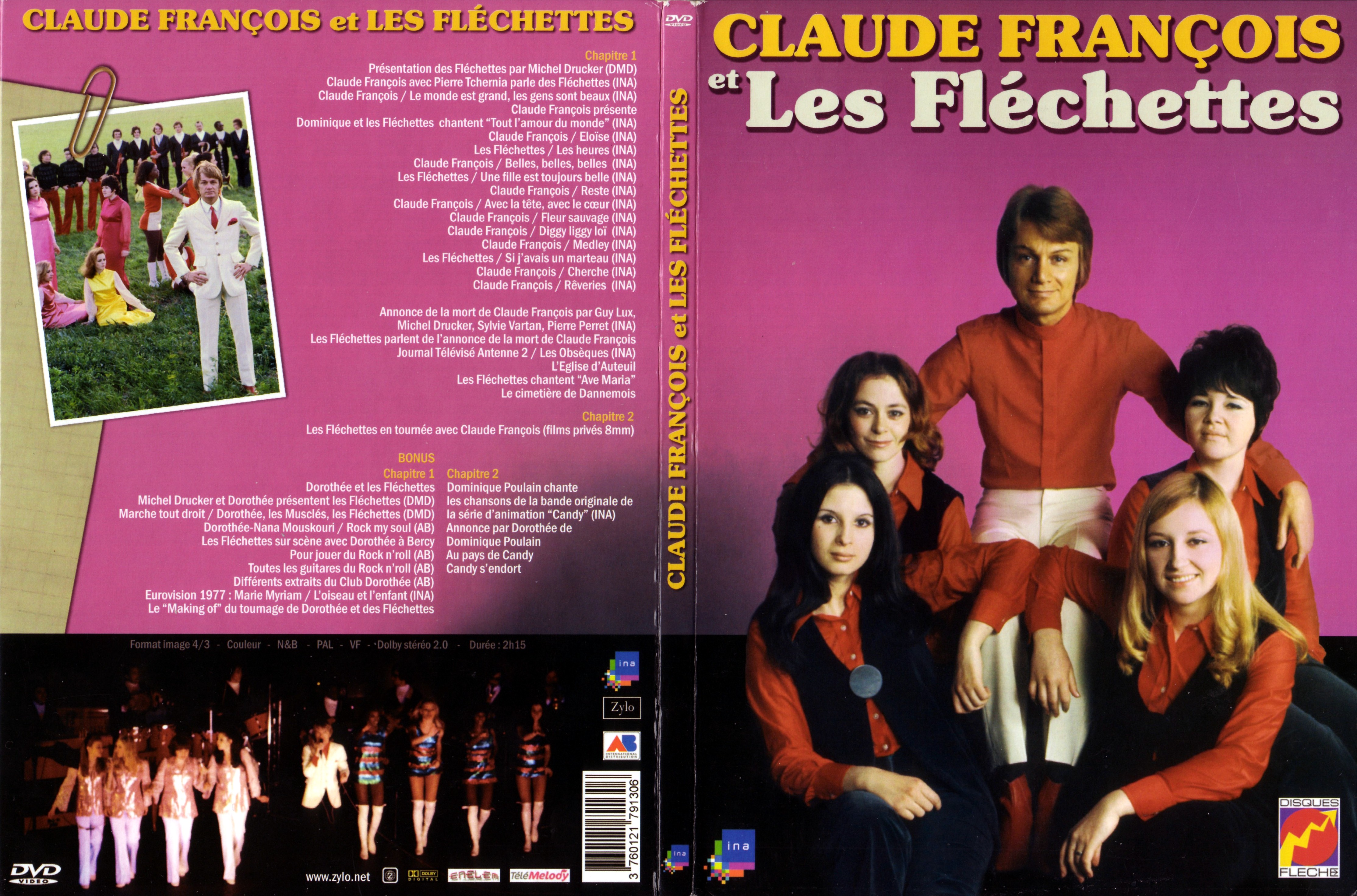 Jaquette DVD Claude Francois et les Flchettes
