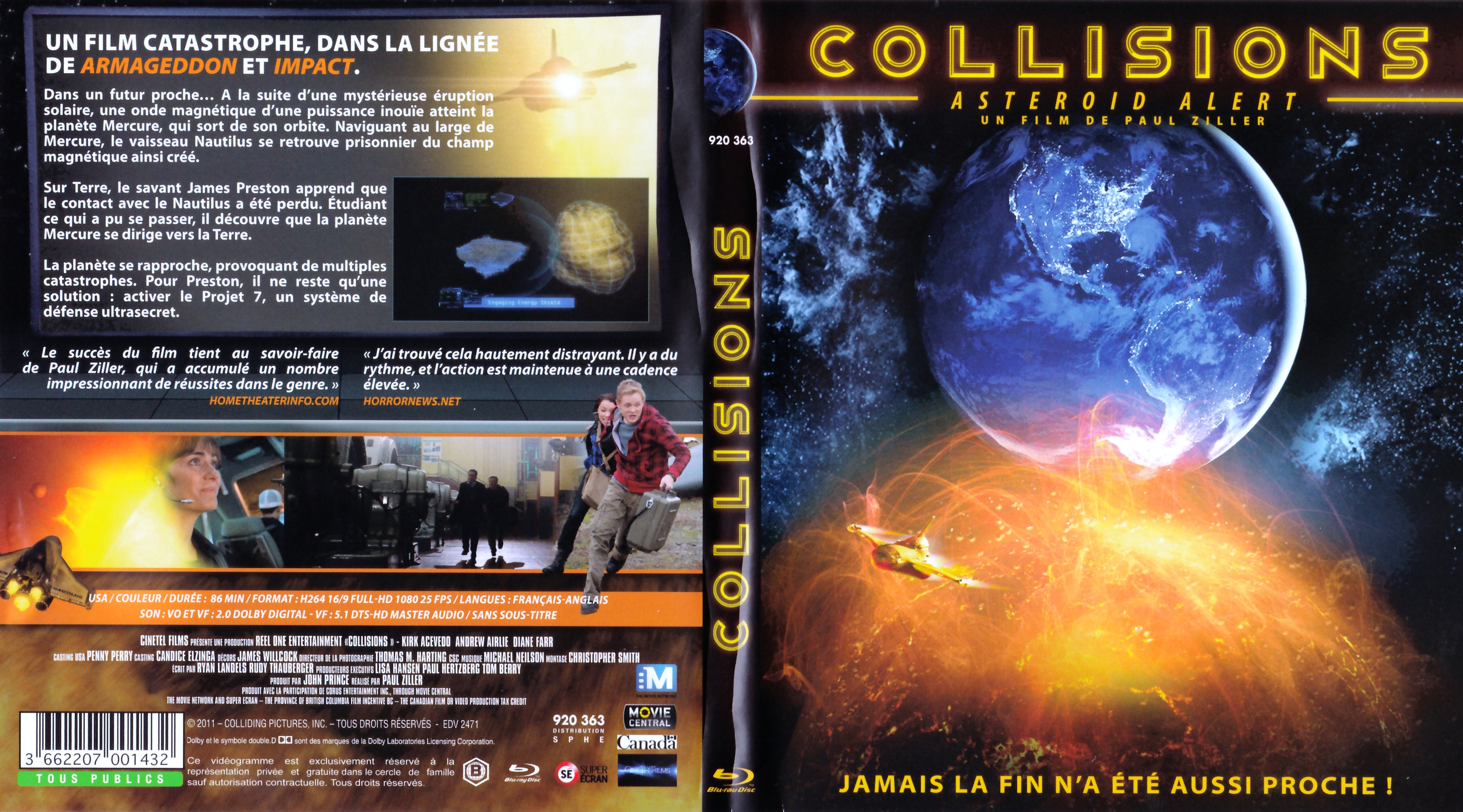 Jaquette DVD Collisions (BLU-RAY)