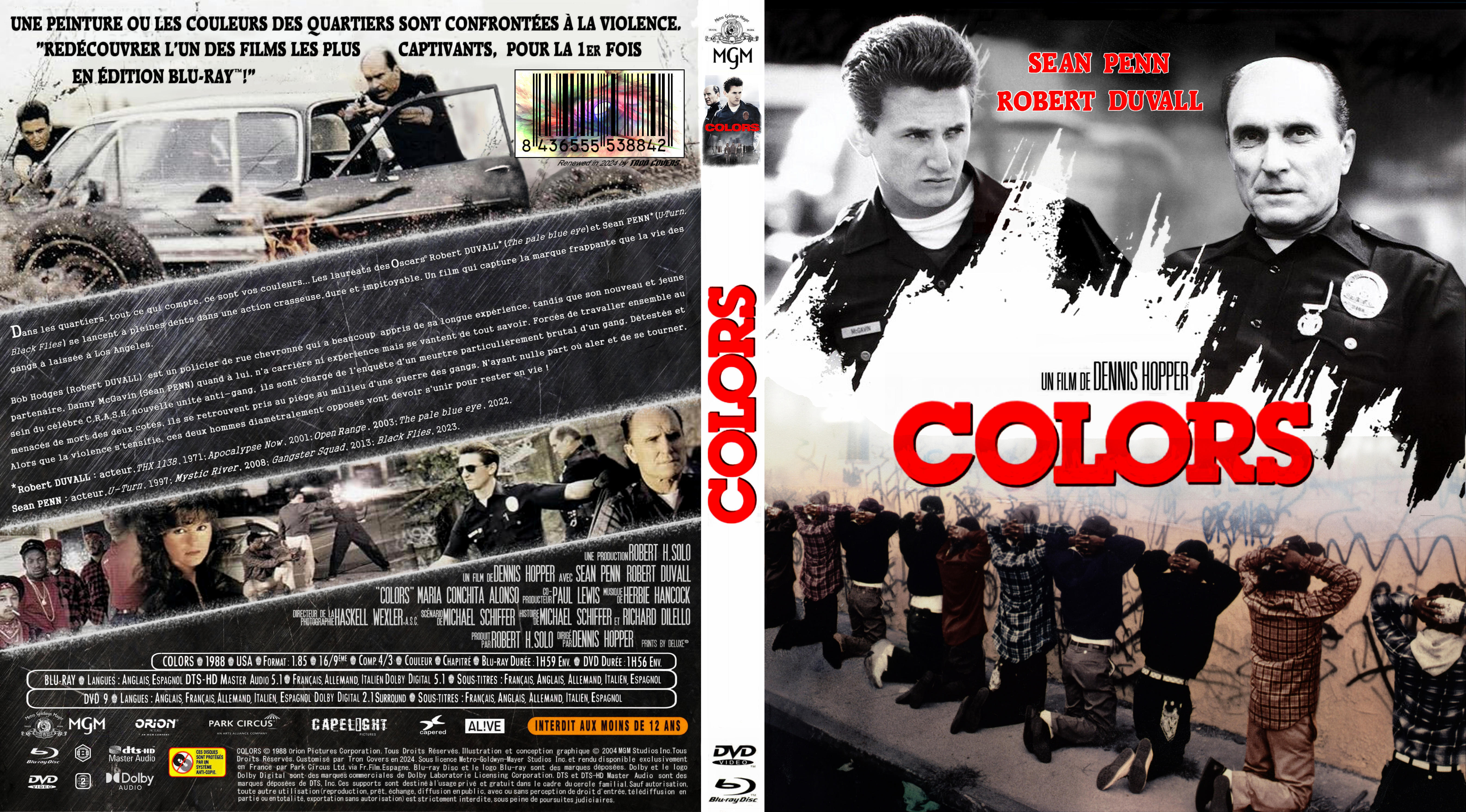 Jaquette DVD Colors coffret custom (BLU-RAY) 