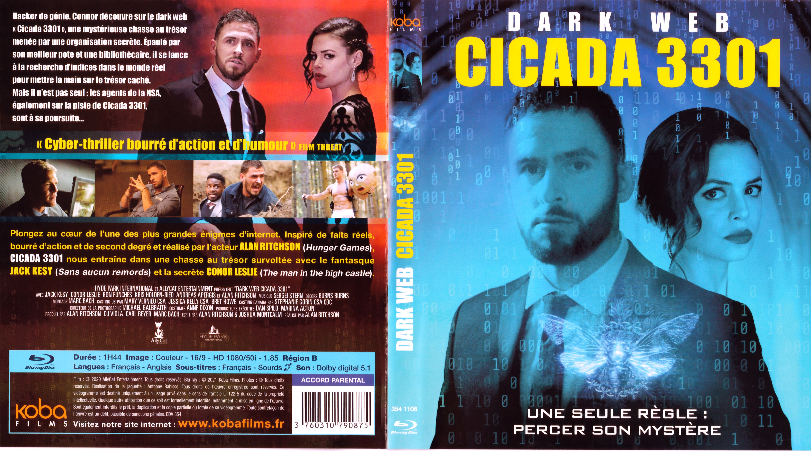 Jaquette DVD Dark web Cicada 3301 (BLU-RAY)