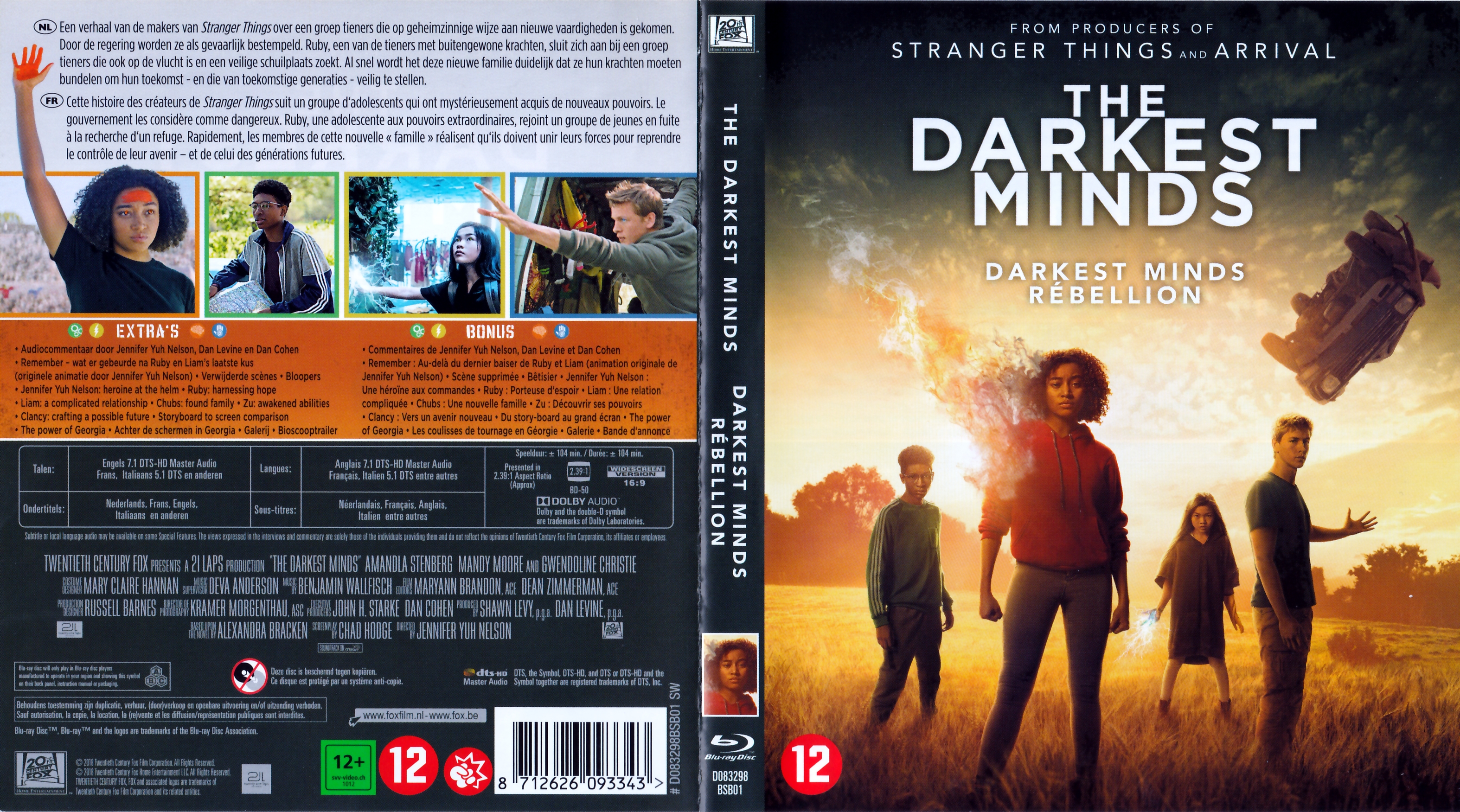 Jaquette DVD Darkest minds - Rebellion (BLU-RAY)