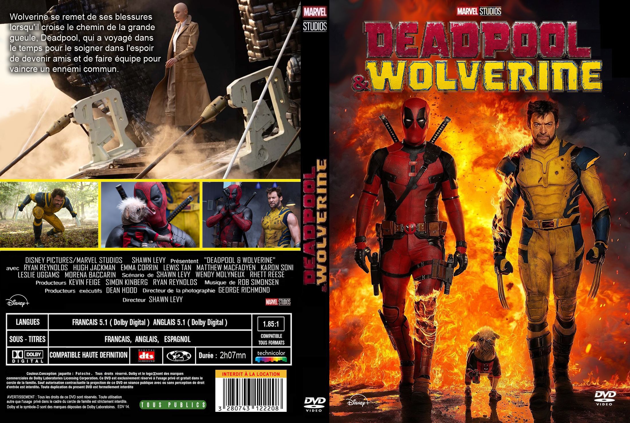 Jaquette DVD Deadpool & Wolverinecustom