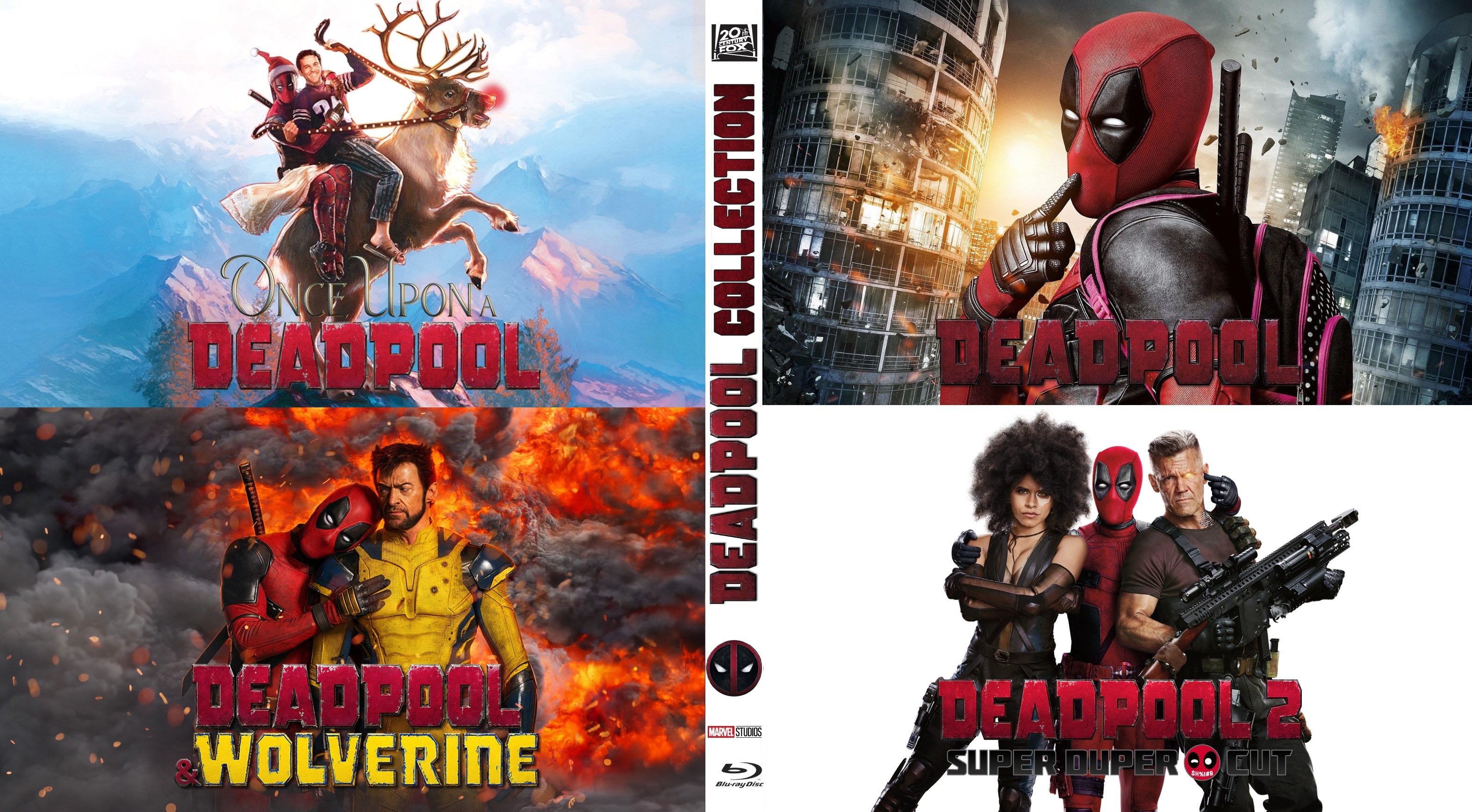 Jaquette DVD Deadpool Collection custom (BLU-RAY)