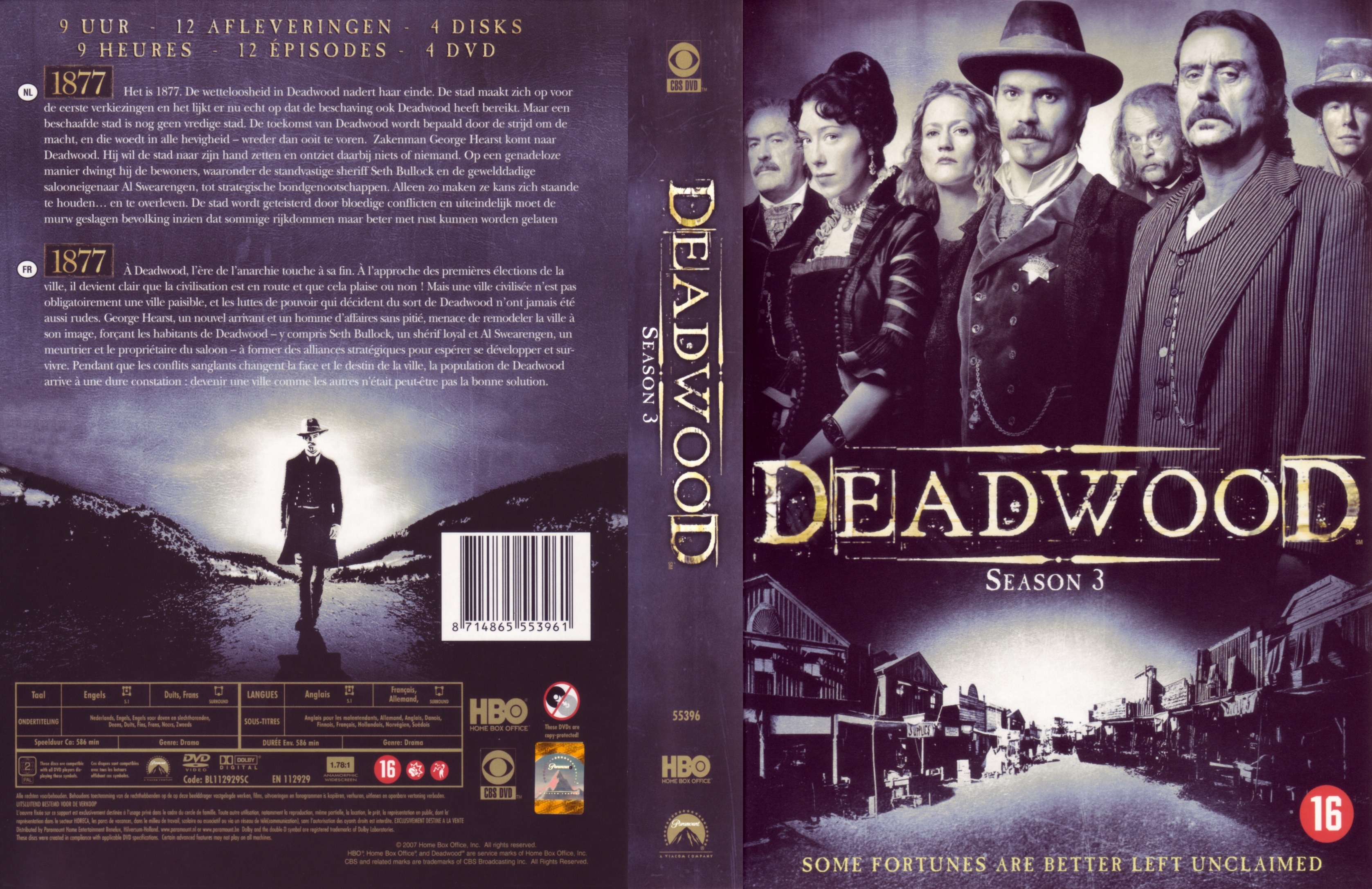 deadwood season 3 dvd