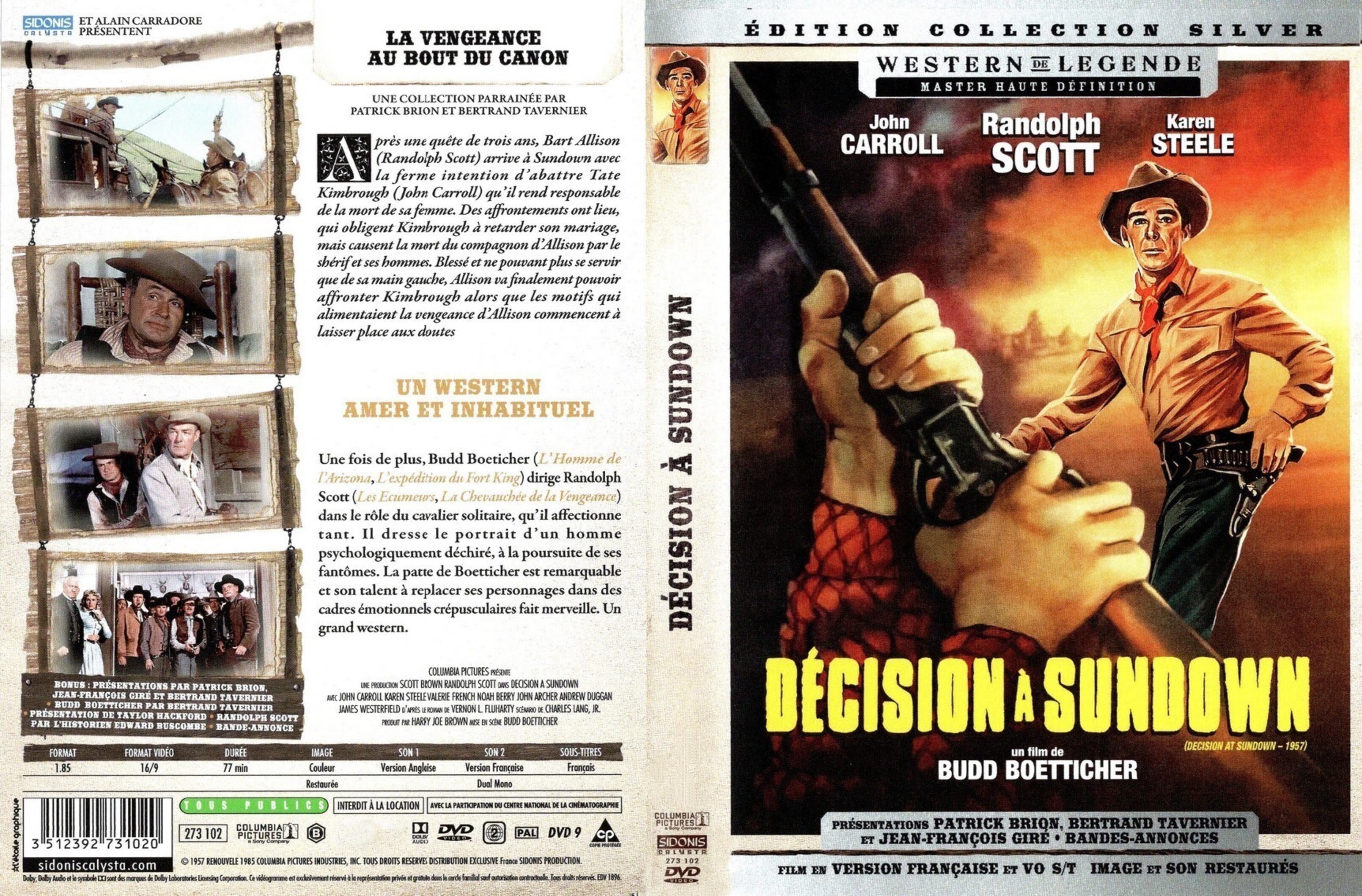 Jaquette DVD Dcision  Sundown v2