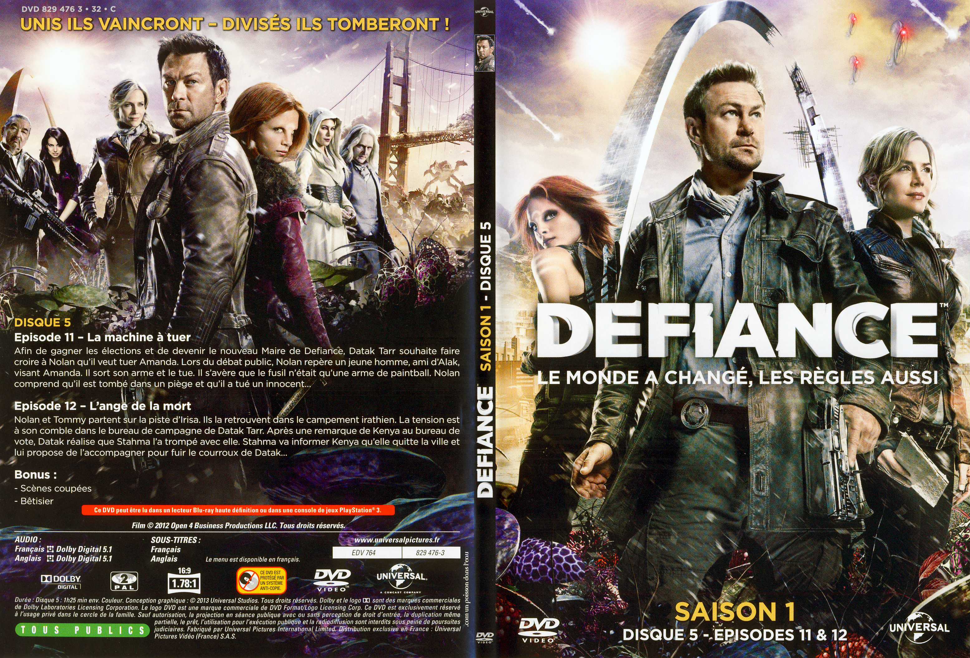 Jaquette DVD Defiance Saison 1 DVD 3