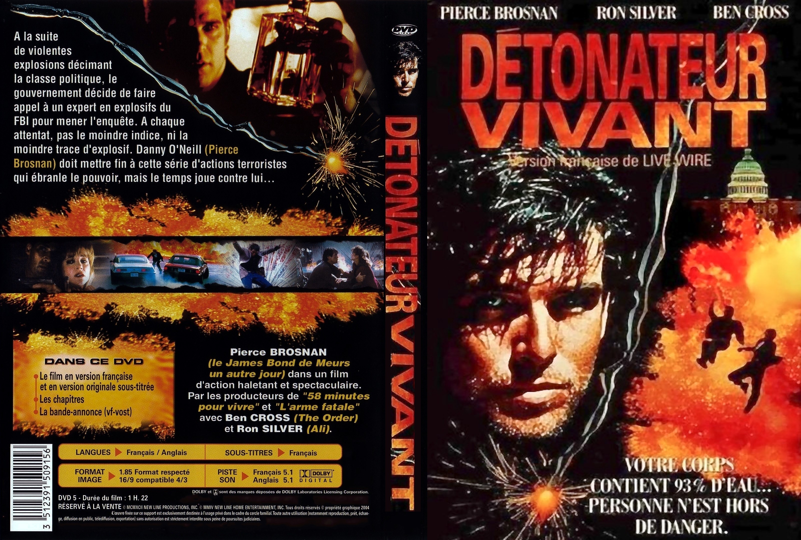 Jaquette DVD Detonateur Vivant