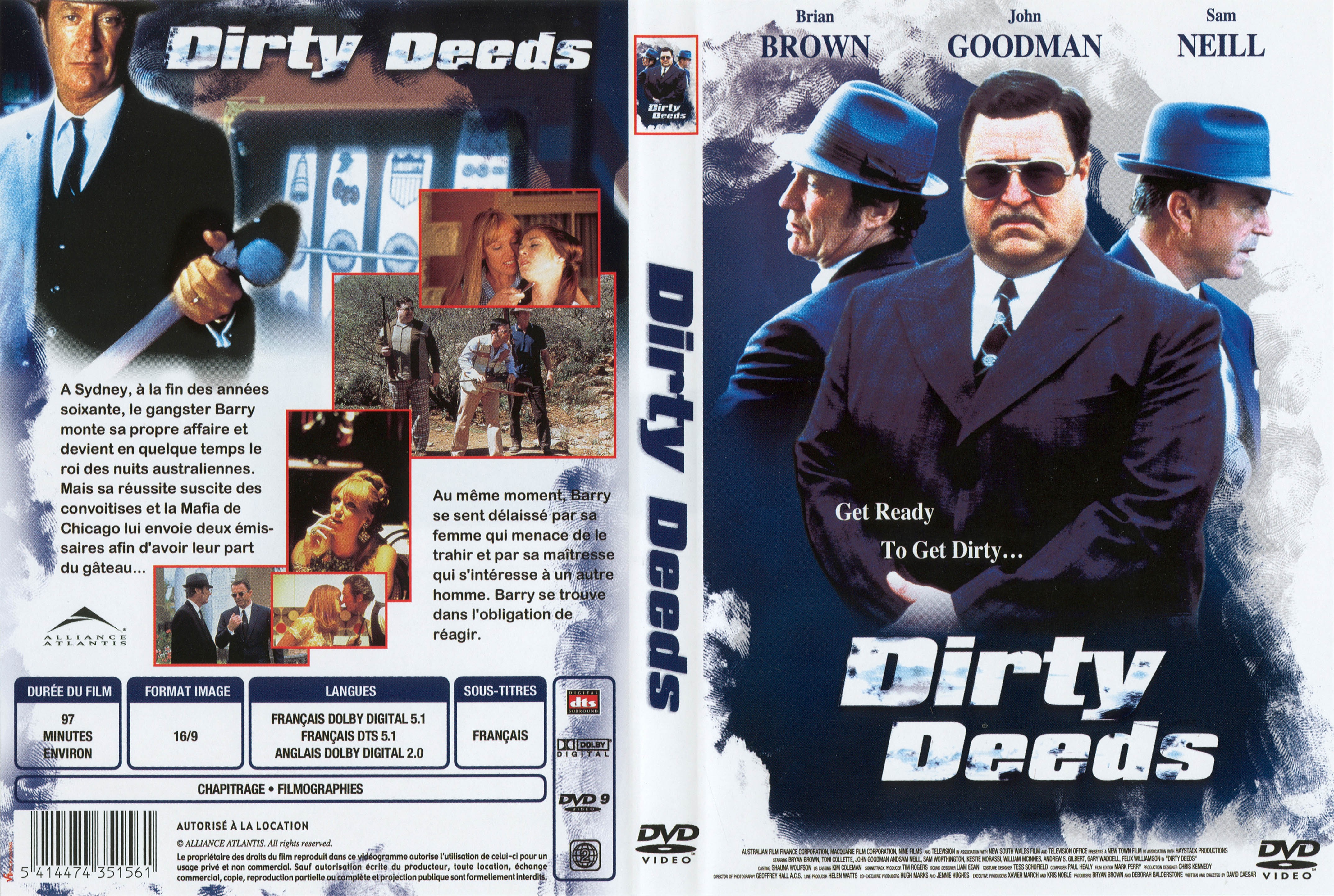 Jaquette DVD De Dirty Deeds Cin ma Passion