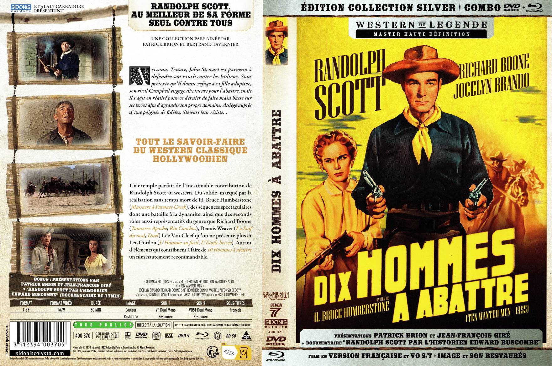 Jaquette DVD Dix hommes  abattre (BLU-RAY)