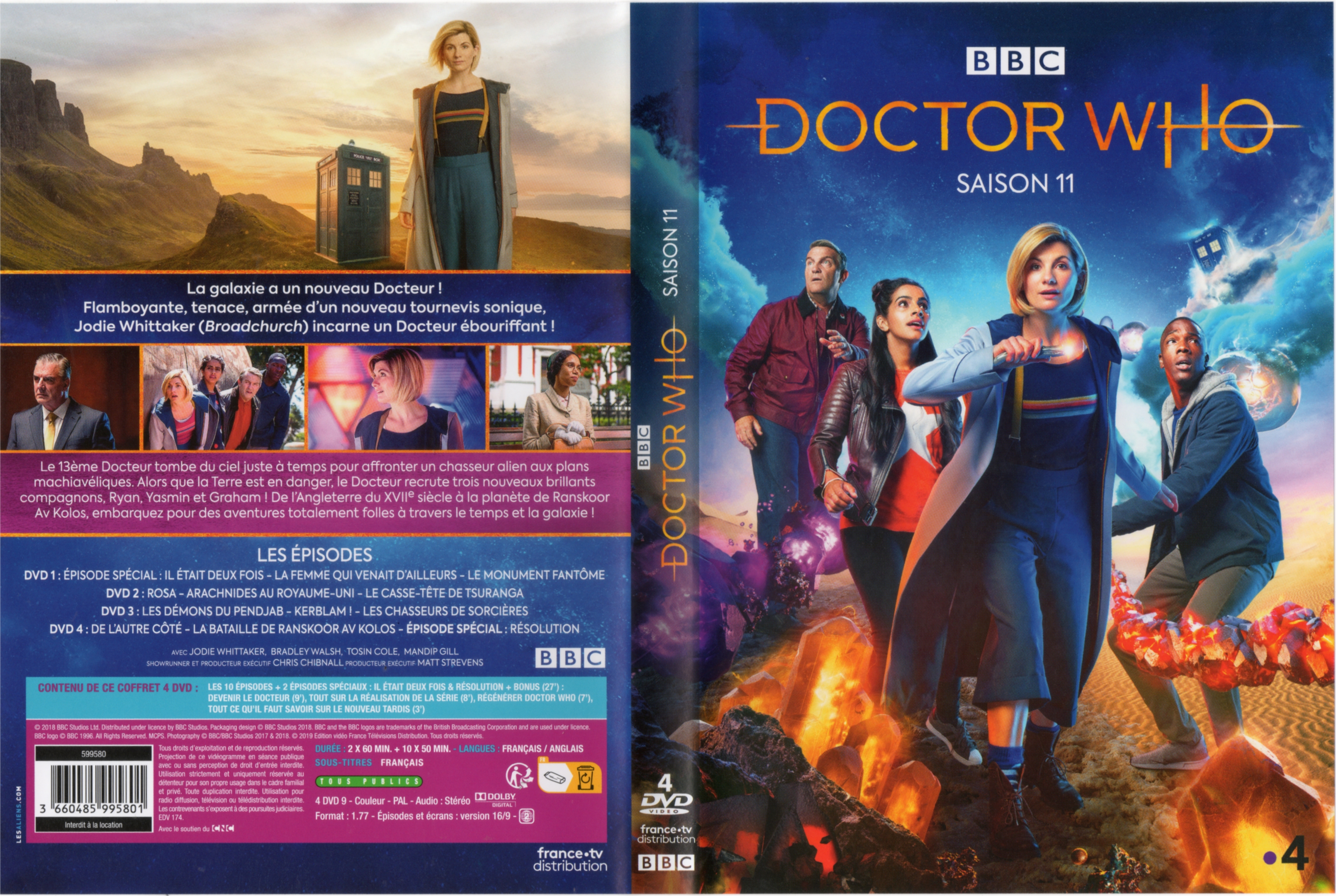 Jaquette DVD Doctor Who Saison 11