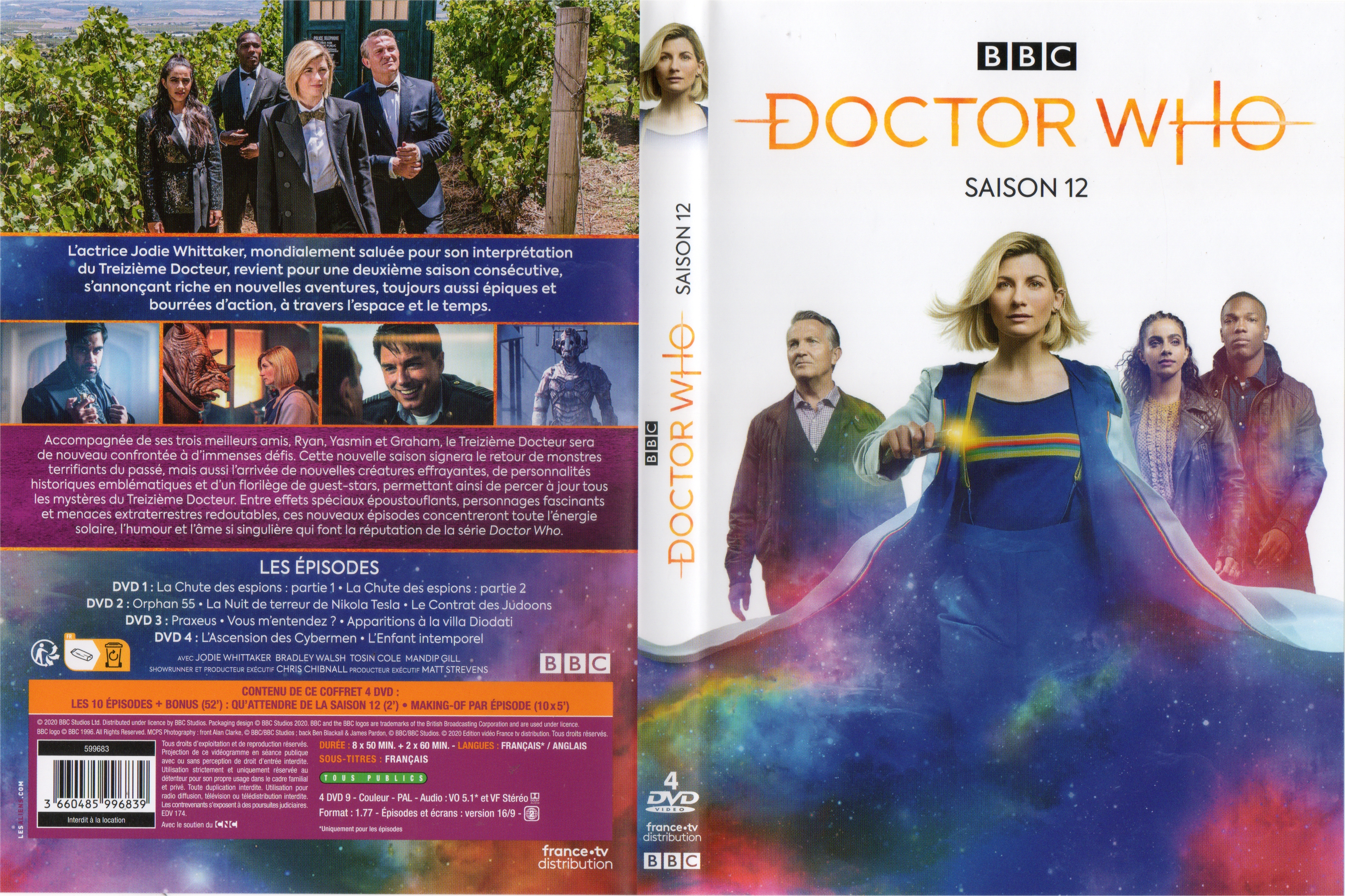 Jaquette DVD Doctor Who Saison 12