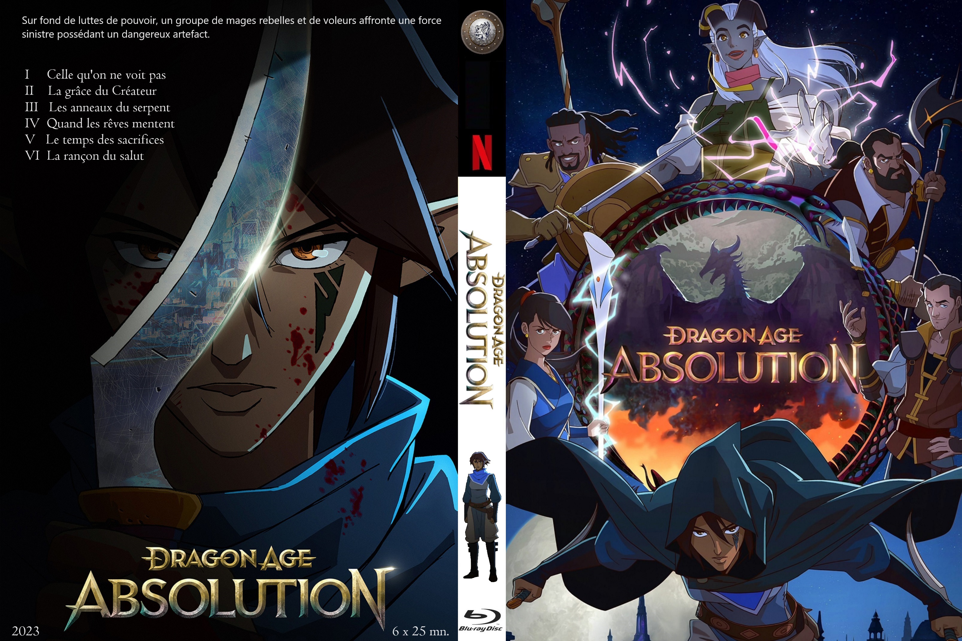 Jaquette DVD Dragon Age Absolution saison 1 custom