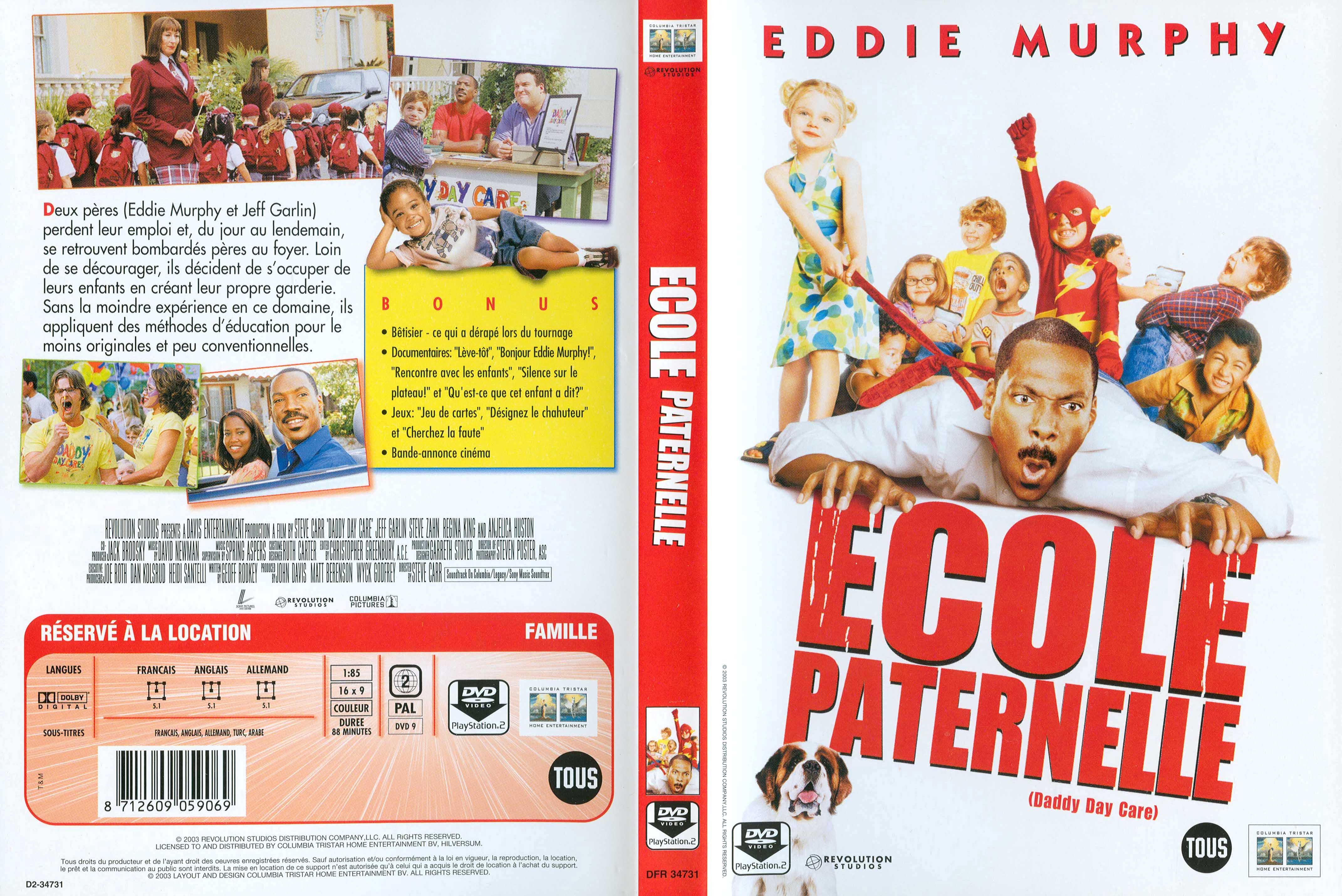 Jaquette DVD Ecole paternelle v2