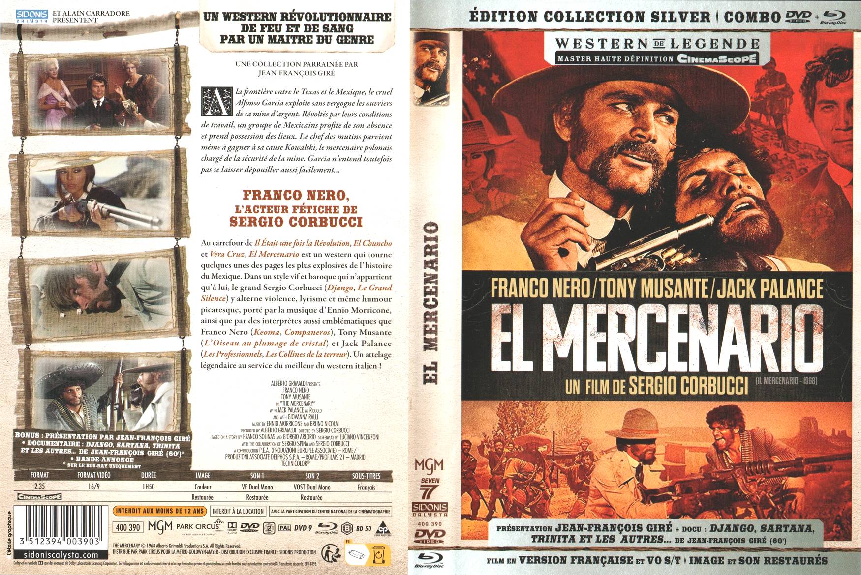 Jaquette DVD El Mercenario (BLU-RAY)