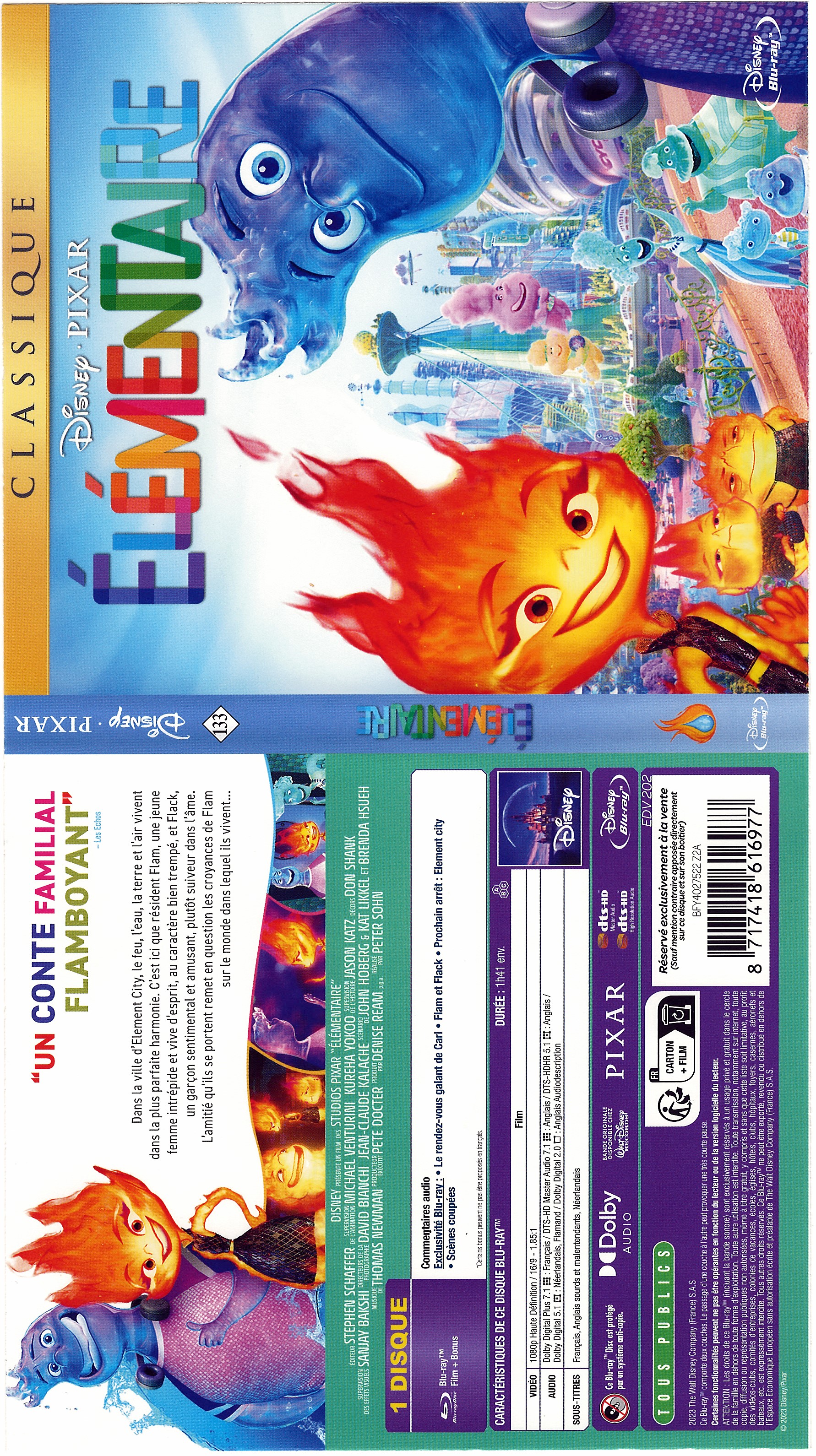 Jaquette DVD Elementaire