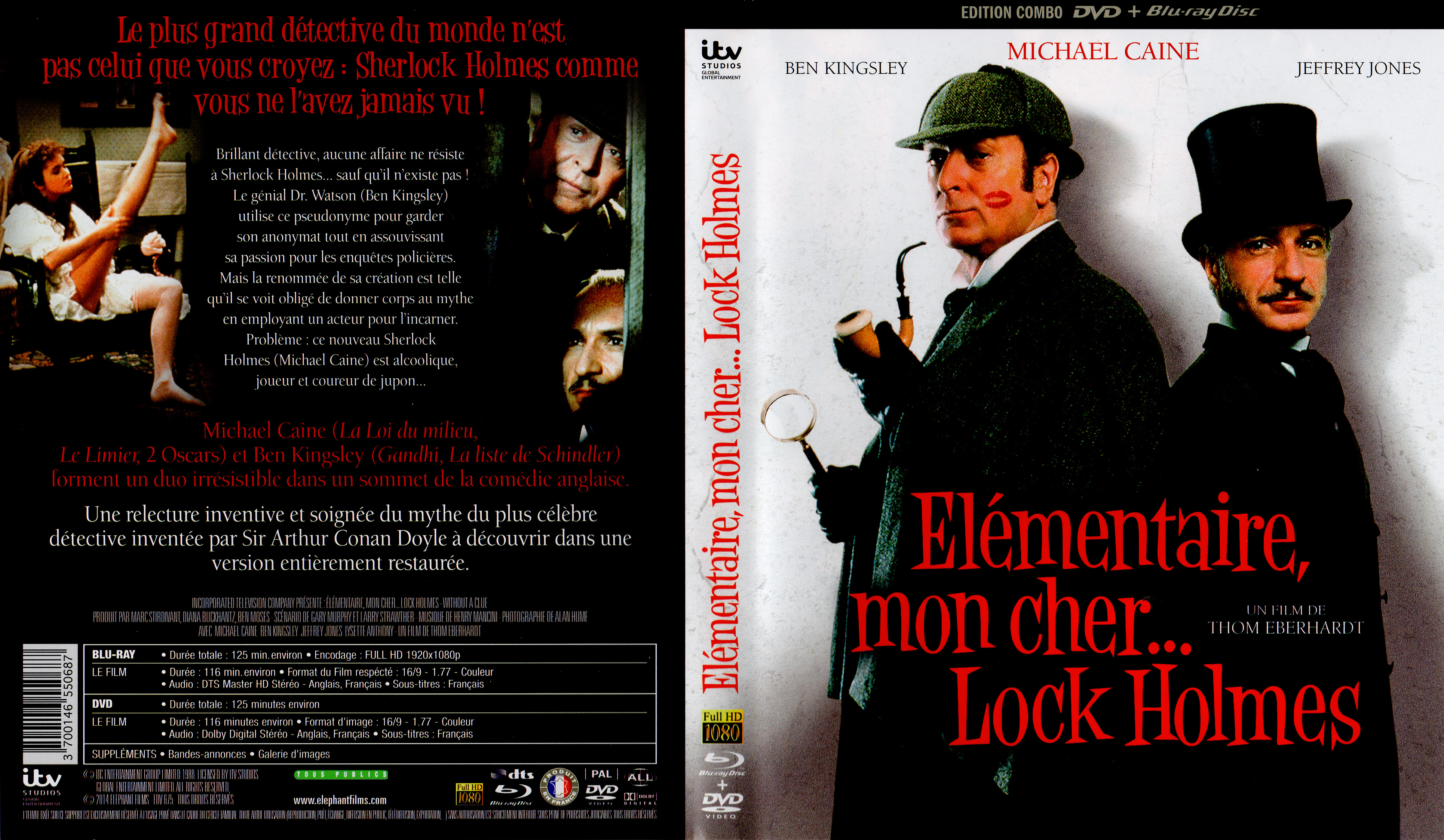 DVDFr - Elémentaire mon cher Lock Holmes - DVD