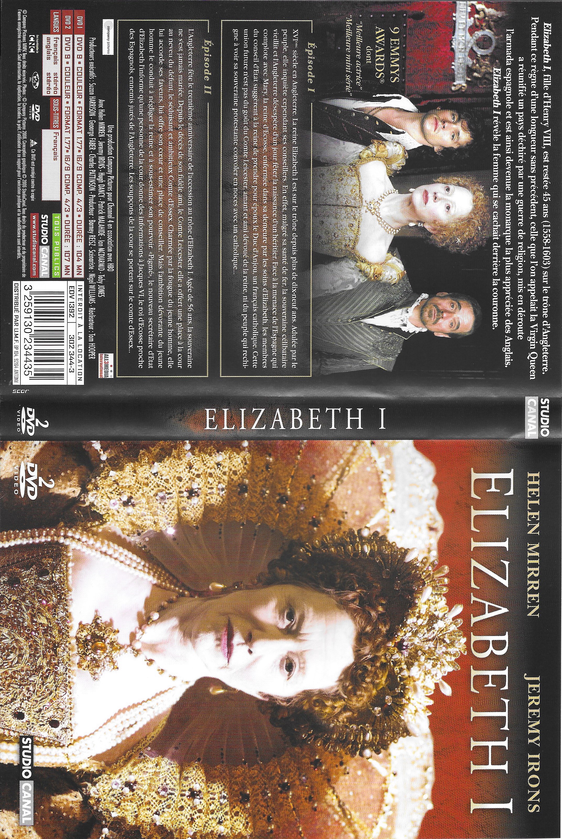 Jaquette DVD Elizabeth I